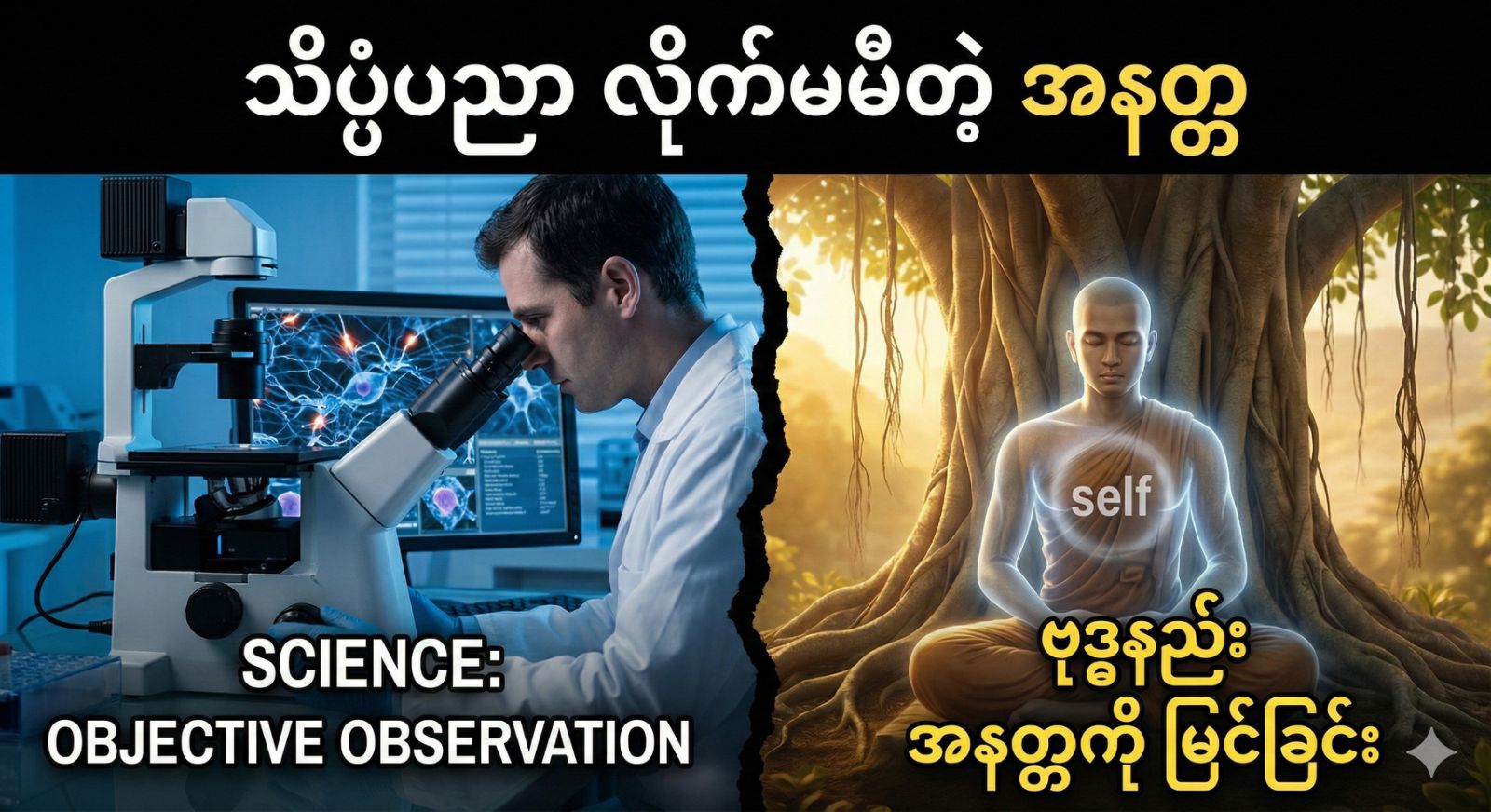 သိပ္ပံပညာ လိုက်မမီတဲ့ အနတ္တ