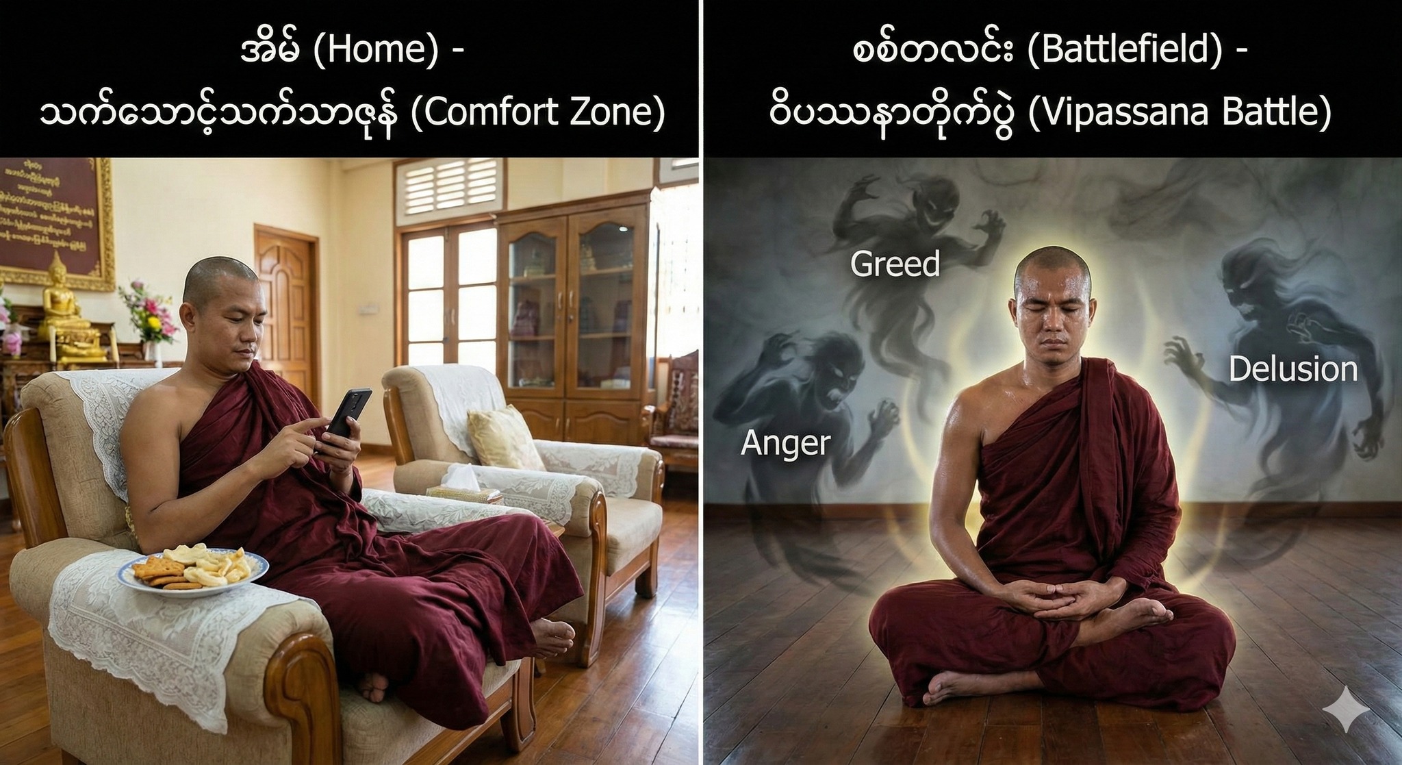 ကျောင်းတိုက် ဟာ “အိမ်” မဟုတ်ပါ၊ “စစ်တလင်း” ဖြစ်ပါသည်