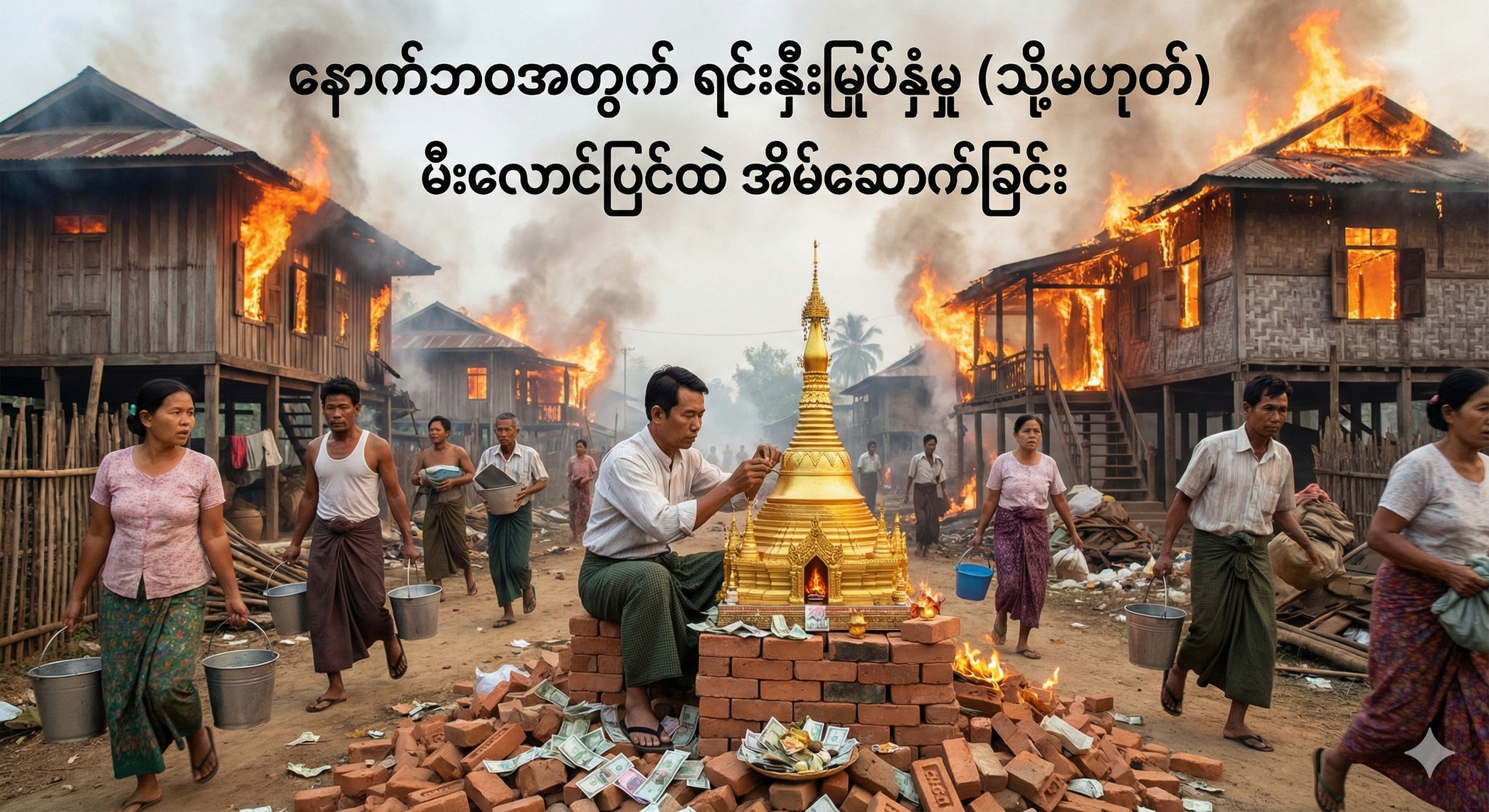 နောက်ဘဝအတွက် ရင်းနှီးမြှုပ်နှံမှု (သို့မဟုတ်) မီးလောင်ပြင်ထဲ အိမ်ဆောက်ခြင်း