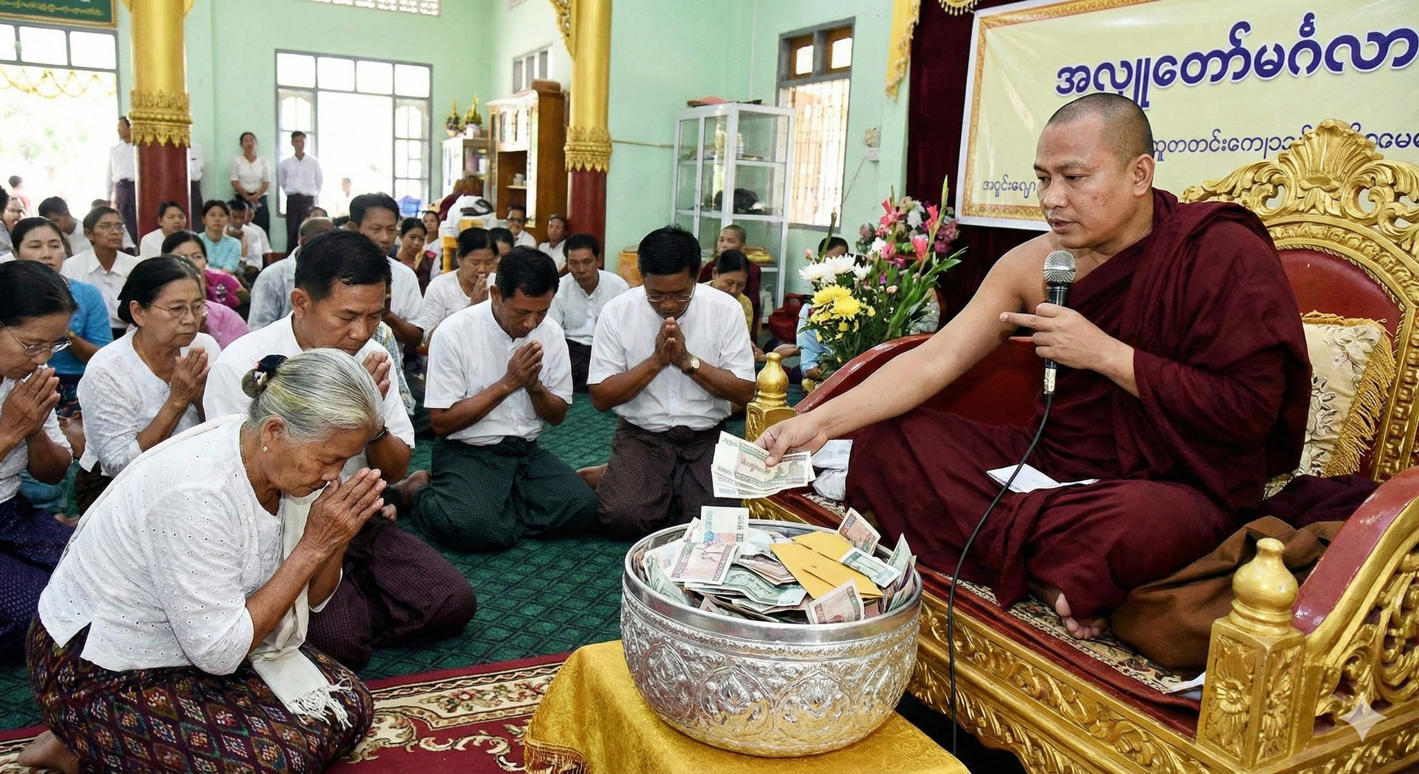 ရဟန်းဆိုတာ ဆုတောင်းပေးတဲ့သူ မဟုတ်ပါ