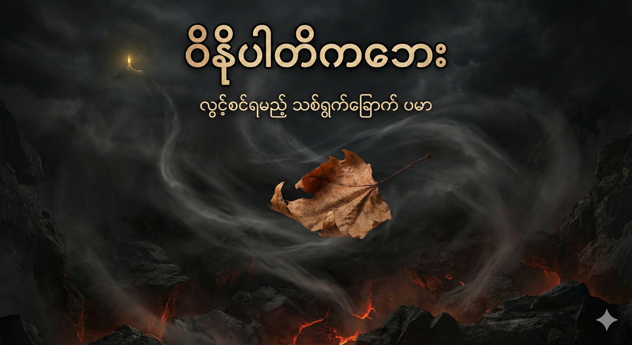 ဝိနိပါတိကဘေး – ပုထုဇဉ်တို့၏ ရှောင်လွှဲမရသော သေမင်းတံခါးဝမှ ဗရမ်းပတာ လွင့်စင်ခြင်း