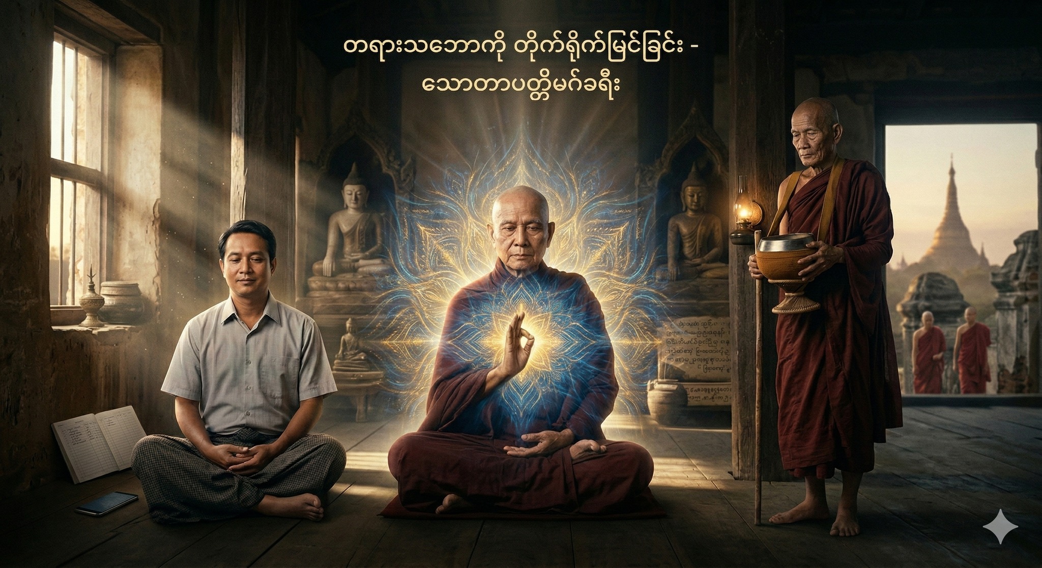သံဃာ့ဂုဏ်တော် (၉) ပါးနှင့် အရိယာရဟန်း၏ ထိုက်တန်မှု