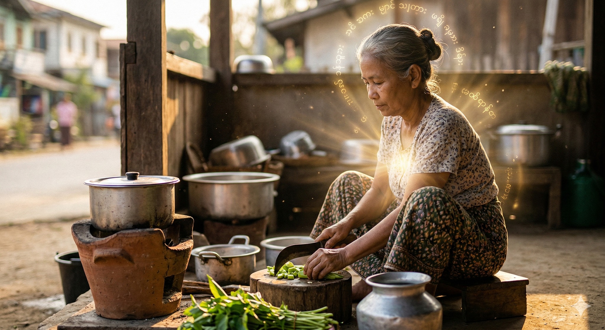 အသက် (၆၃) နှစ်အရွယ် မိခင်ကြီးတစ်ယောက်က အိမ်မှုကိစ္စတွေ လုပ်နေရင်း တရားဘယ်လိုမှတ်ရမလဲလို့ မေးထားတဲ့အတွက်၊ တရားစခန်းသွားဖို့ အချိန်မရတဲ့ အိမ်ရှင်မတွေ၊ လူဝတ်ကြောင်တွေ အားလုံးအတွက် လက်တွေ့အသုံးချနိုင်မယ့် ရှုမှတ်နည်း အသေးစိတ်ကို ရေးသားပေးလိုက်ပါတယ်။