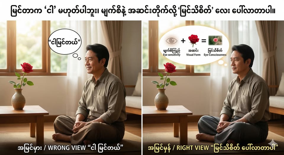 ငါမြင်တယ်၊ ငါကြားတယ် ဆိုတဲ့ အထင်