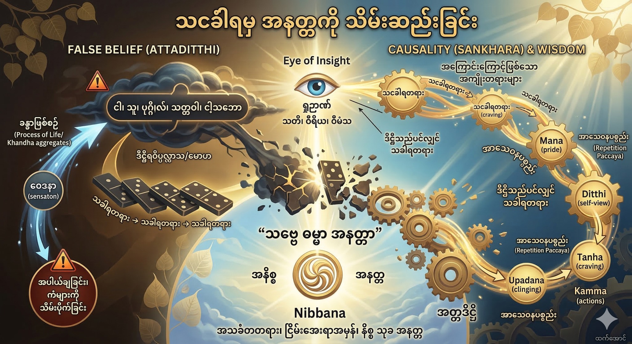 သင်္ခါရမှ အနတ္တကို သိမ်းဆည်းခြင်း