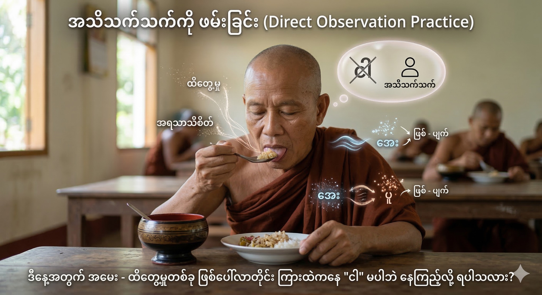 အသိသက်သက်ကို ဖမ်းခြင်း (Direct Observation Practice)
