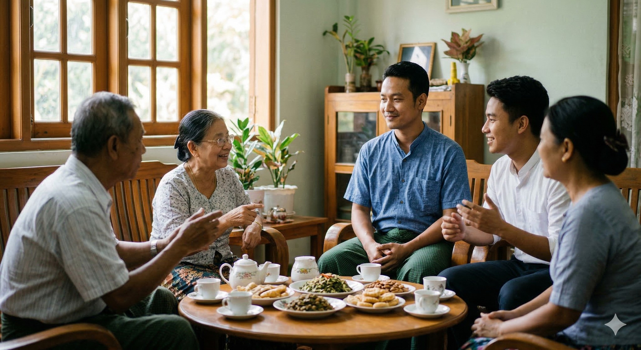 မိသားစုနဲ့ စကားပြောနေရင်း ပေါ်လာတဲ့ “ငါ” ကို လက်တွေ့ ပြန်ကြည့်ခြင်း