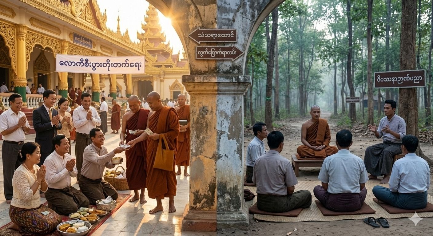 ခင်ဗျား ဆောက်နေတာ “ထောင်ဘူး” လား၊ “ထွက်ပေါက်” လား