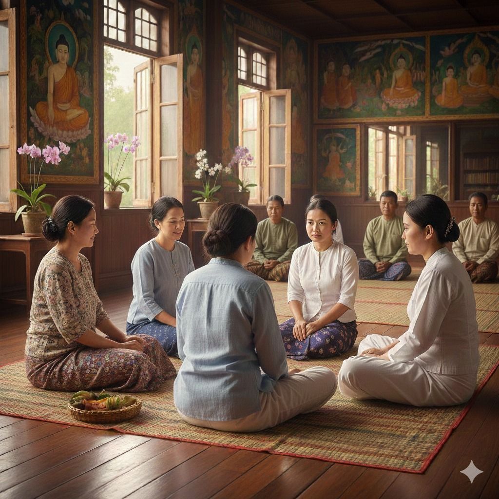 ဒီစာက ရဟန်းများနဲ့ လုံးဝမဆိုင်ကြောင်း ပြောလိုပါတယ်။ လူအရိယာများနဲ့ ပုထုဇဉ်များကိုသာ ရည်ညွှန်းပါတယ်။
