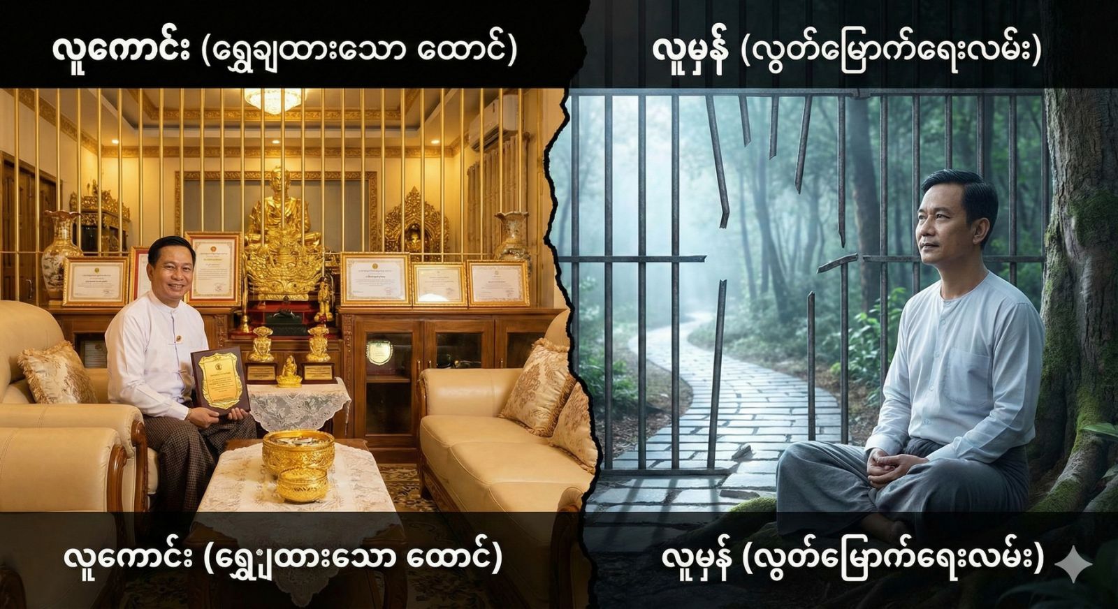 “လူကောင်း” ဖြစ်ဖို့ မကြိုးစားပါနဲ့၊ “လူမှန်” ဖြစ်ဖို့ ကြိုးစားပါ