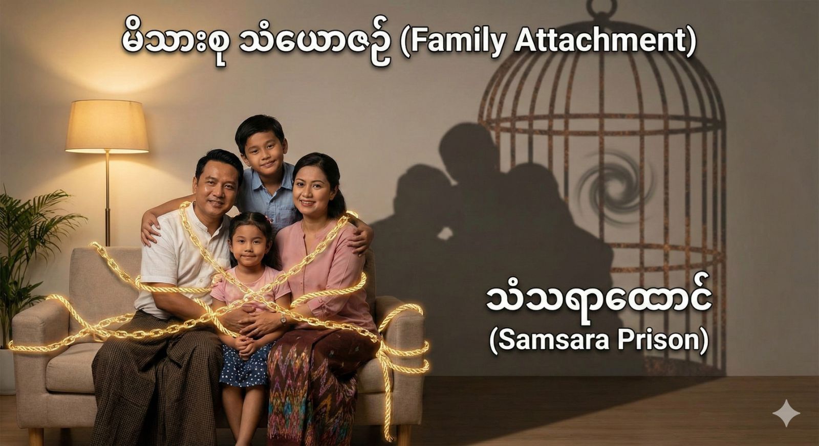 ခင်ဗျားရဲ့ “မိသားစု” က ခင်ဗျားရဲ့ “သံသရာထောင်” ပါပဲ