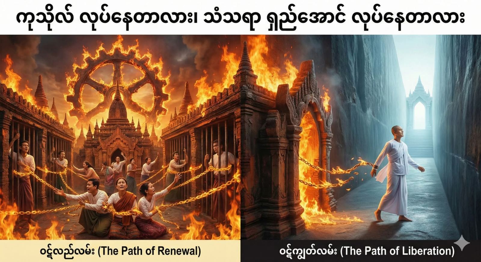 ကုသိုလ် လုပ်နေတာလား၊ သံသရာ ရှည်အောင် လုပ်နေတာလား