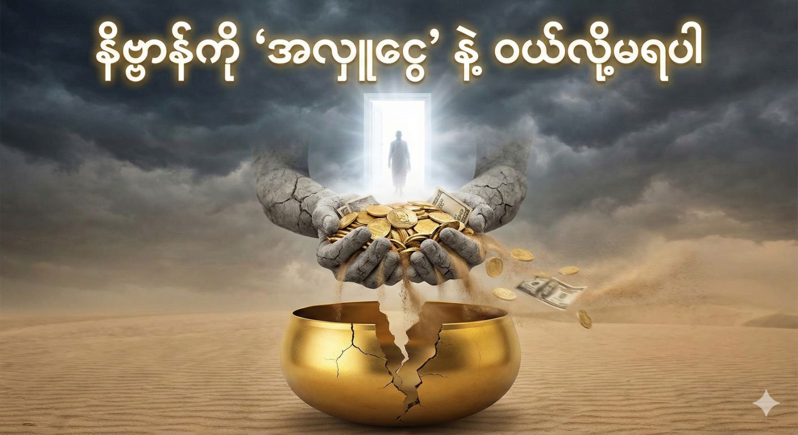 နိဗ္ဗာန်ကို “အလှူငွေ” နဲ့ ဝယ်လို့မရပါ (နောက်ဘဝရေးရာ ကုန်သွယ်မှုမှသည် အတ္တချုပ်ငြိမ်းခြင်းဆီသို့)