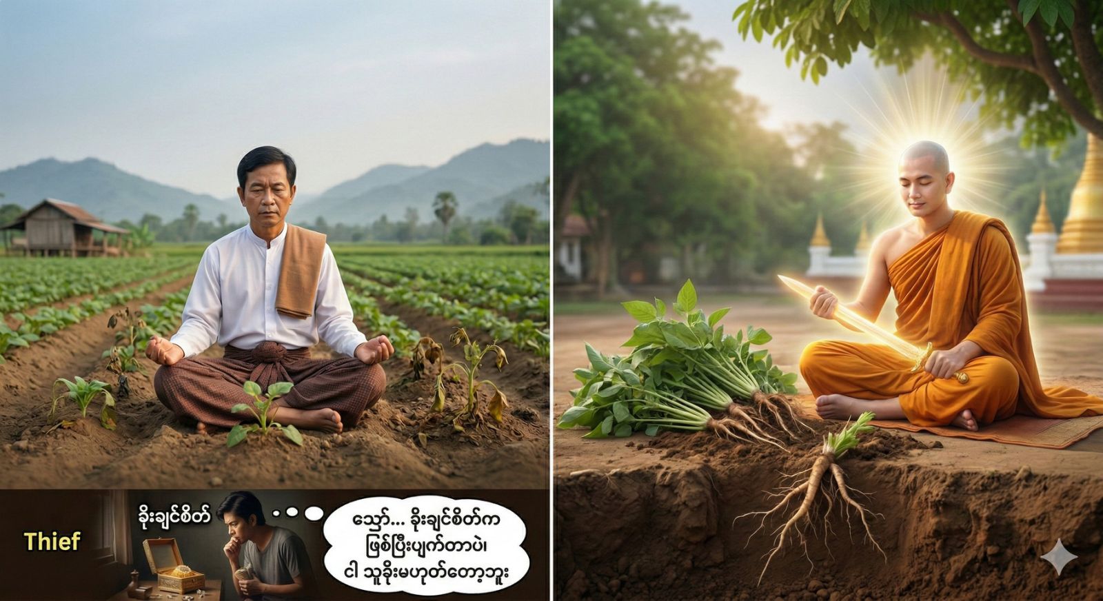 ကိလေသာမကုန်ဘဲ ရဟန္တာဖြစ်နိုင်သလား?
