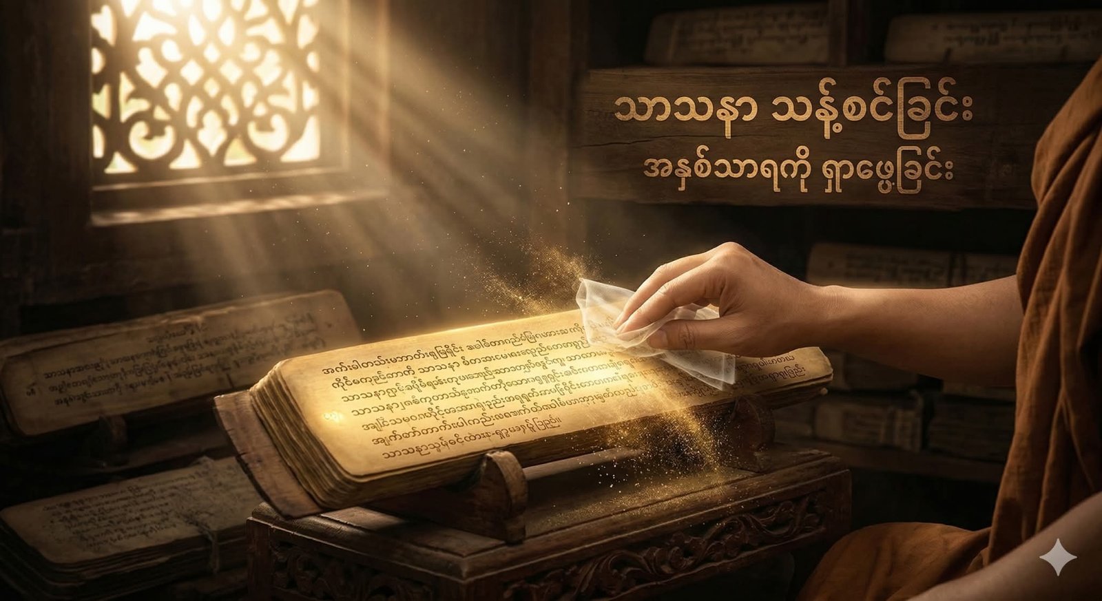 “သာသနာပြုတယ်” ဆိုတဲ့ စကားလုံးကို ခွဲစိတ်ကြည့်ခြင်း