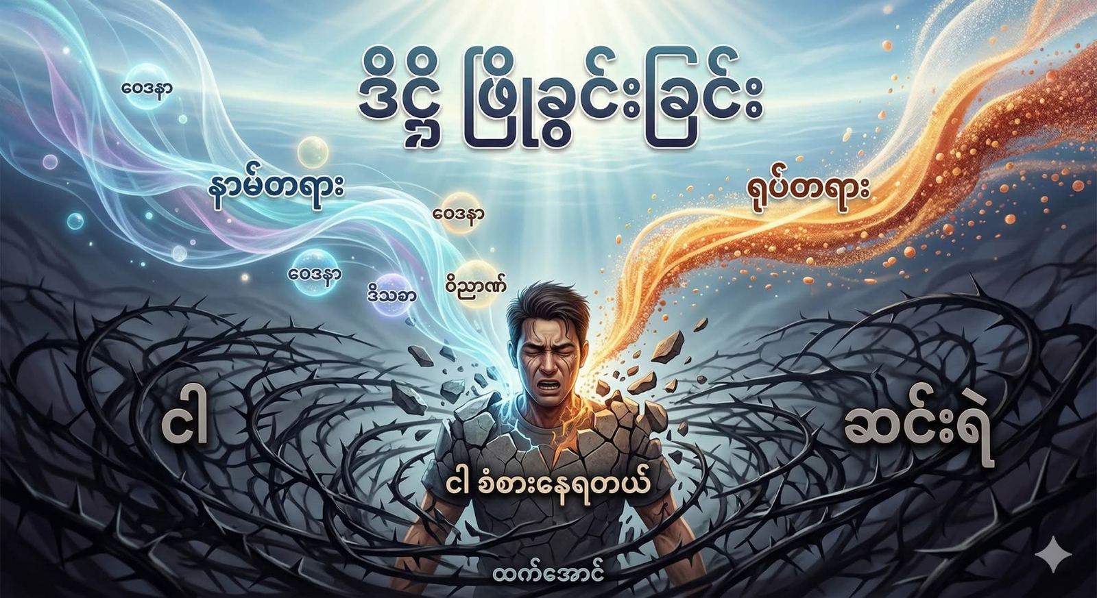 “ငါ ခံစားနေရတယ်” ဆိုတဲ့ အစွဲ (ဒိဋ္ဌိ) ကို ဖြိုခွင်းခြင်း