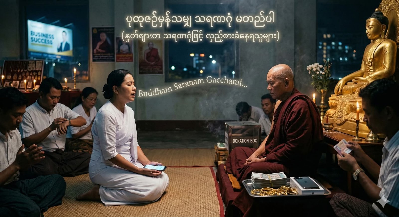 ပုထုဇဉ်မှန်သမျှ သရဏဂုံ မတည်ပါ (နှုတ်ဖျားက သရဏဂုံဖြင့် လှည့်စားခံနေရသူများ)