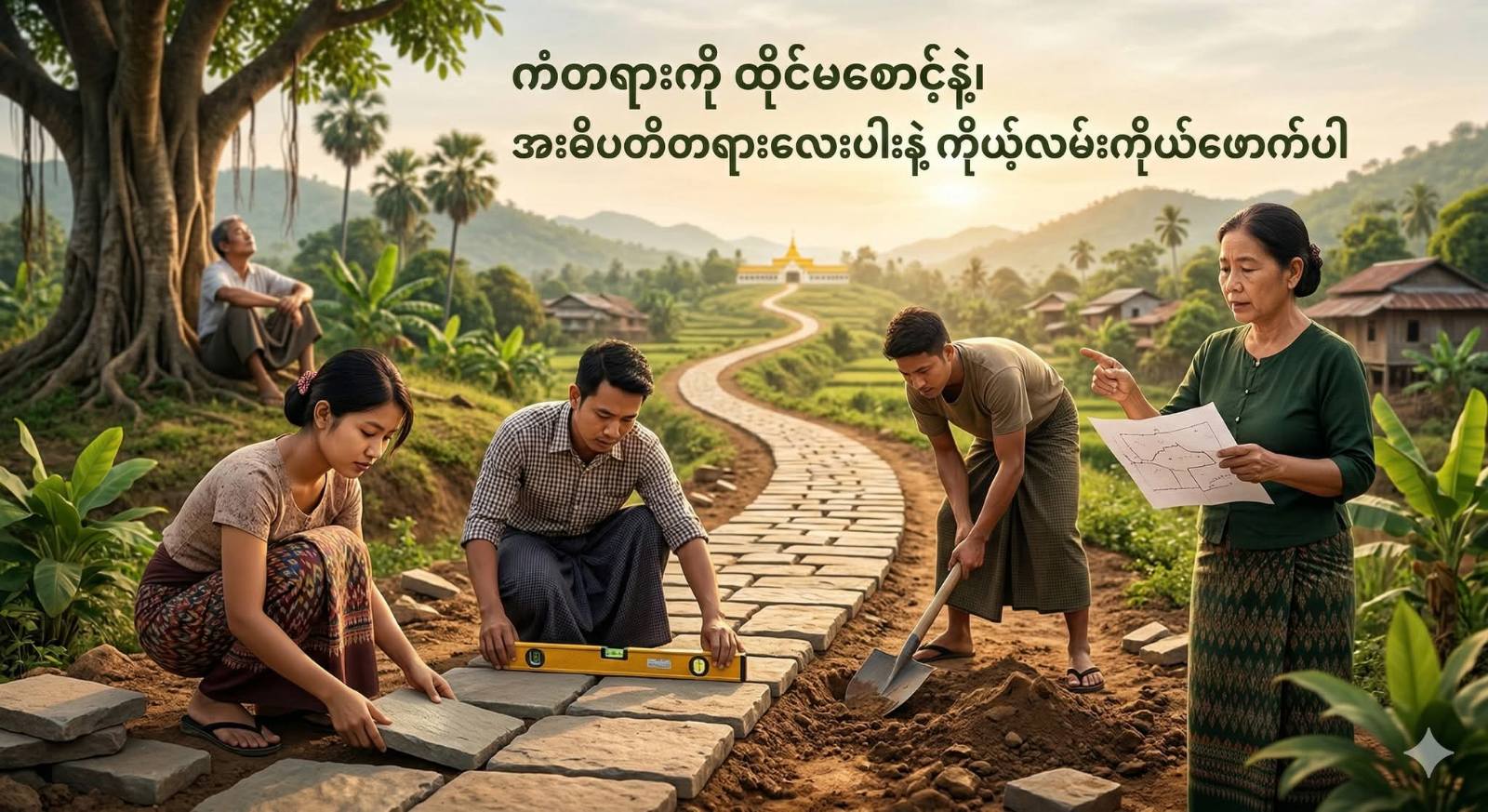 ကံတရားကို ထိုင်မစောင့်နဲ့၊ အဓိပတိတရား လေးပါးနဲ့ ကိုယ့်လမ်းကိုယ်ဖောက်ပါ