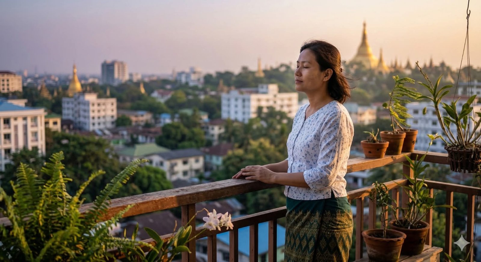 “ငါ အနားယူနေတယ်” ဆိုတဲ့ အစွဲကို ညနေခင်း လေညင်းနဲ့အတူ လွှတ်ချကြည့်ခြင်း 🍃