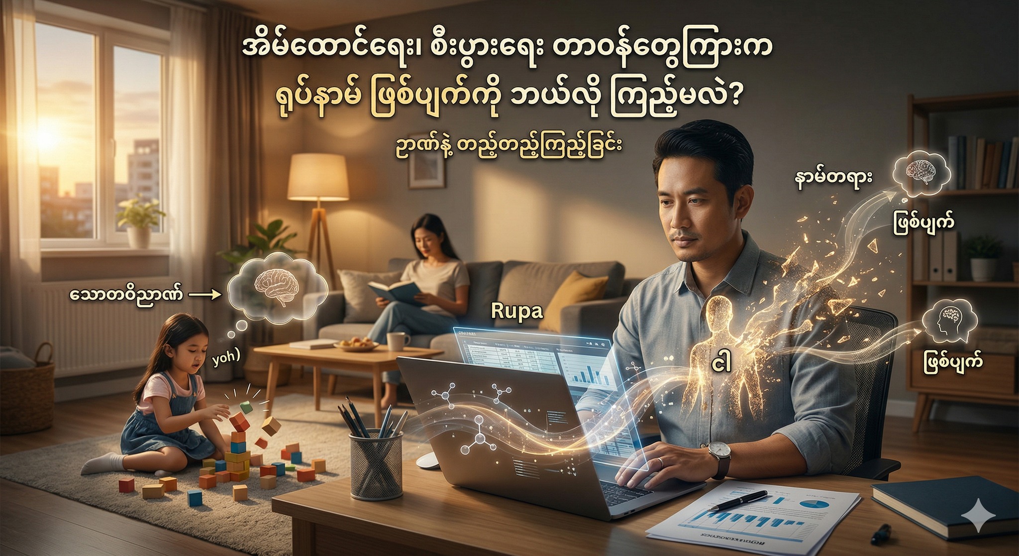 အိမ်ထောင်ရေး၊ စီးပွားရေး တာဝန်တွေကြားက ရုပ်နာမ် ဖြစ်ပျက်ကို ဘယ်လို ကြည့်မလဲ?