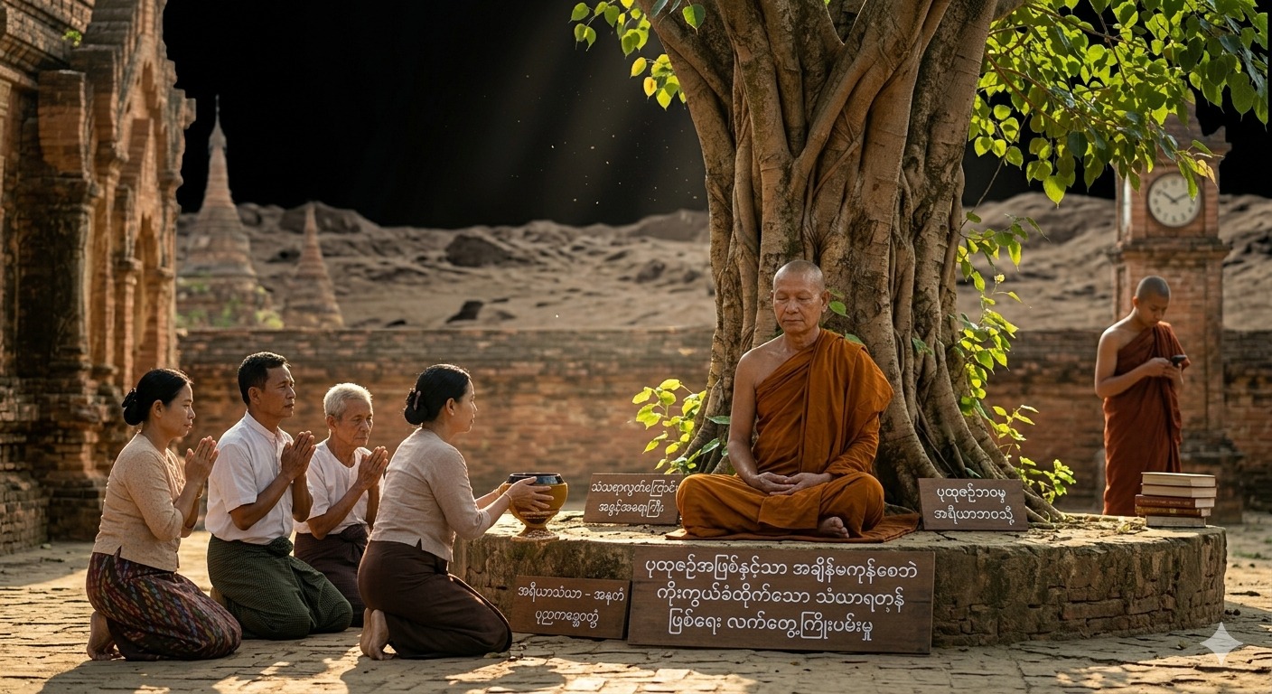 ပုထုဇဉ်အဖြစ်နှင့်သာ အချိန်မကုန်စေဘဲ ကိုးကွယ်ခံထိုက်သော သံဃာရတနာ ဖြစ်ရေး လက်တွေ့ကြိုးပမ်းမှု