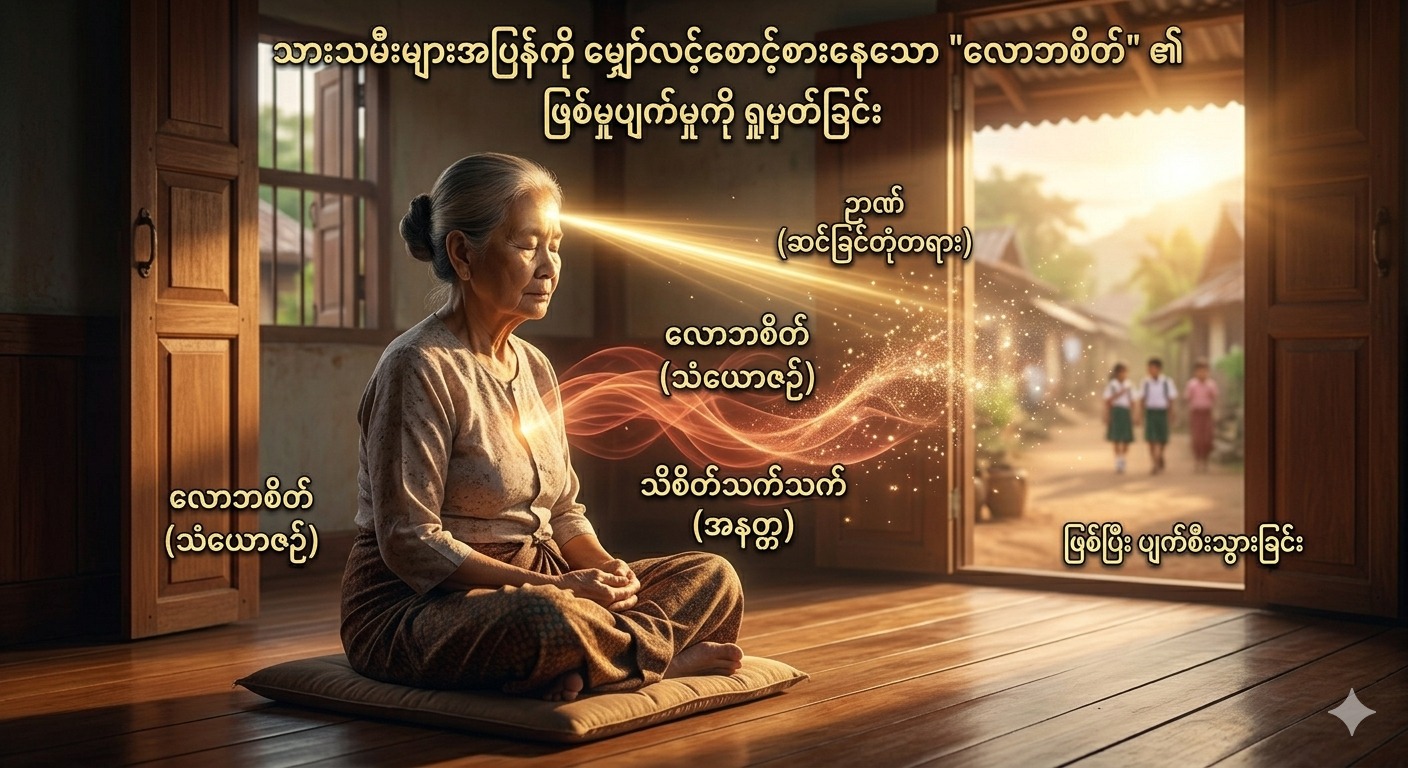 သားသမီးများအပြန်ကို မျှော်လင့်စောင့်စားနေသော “လောဘစိတ်” ၏ ဖြစ်မှုပျက်မှုကို ရှုမှတ်ခြင်း