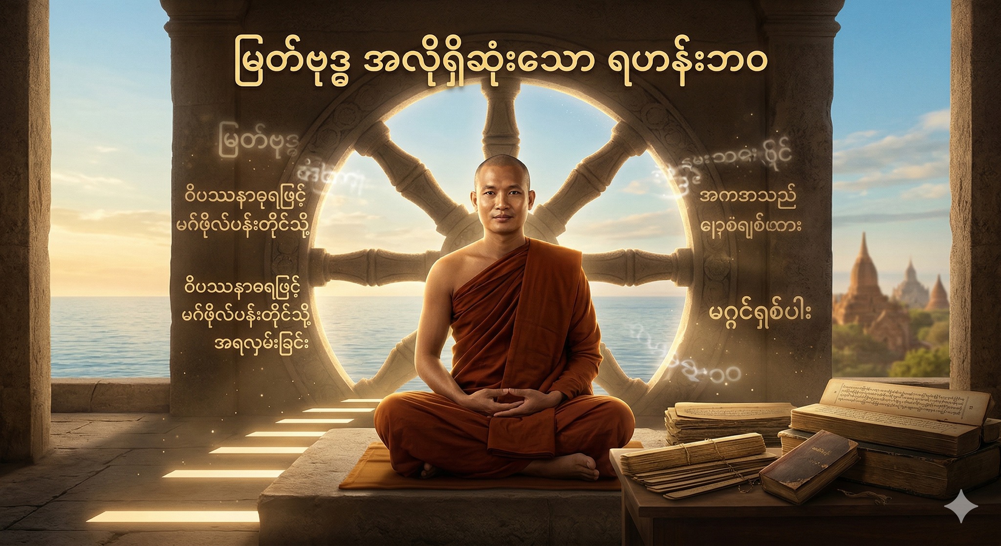 မြတ်ဗုဒ္ဓ အလိုရှိဆုံးသော ရဟန်းဘဝ (သို့မဟုတ်) ဝိပဿနာဓုရဖြင့် မဂ်ဖိုလ်ပန်းတိုင်သို့ အရလှမ်းခြင်း