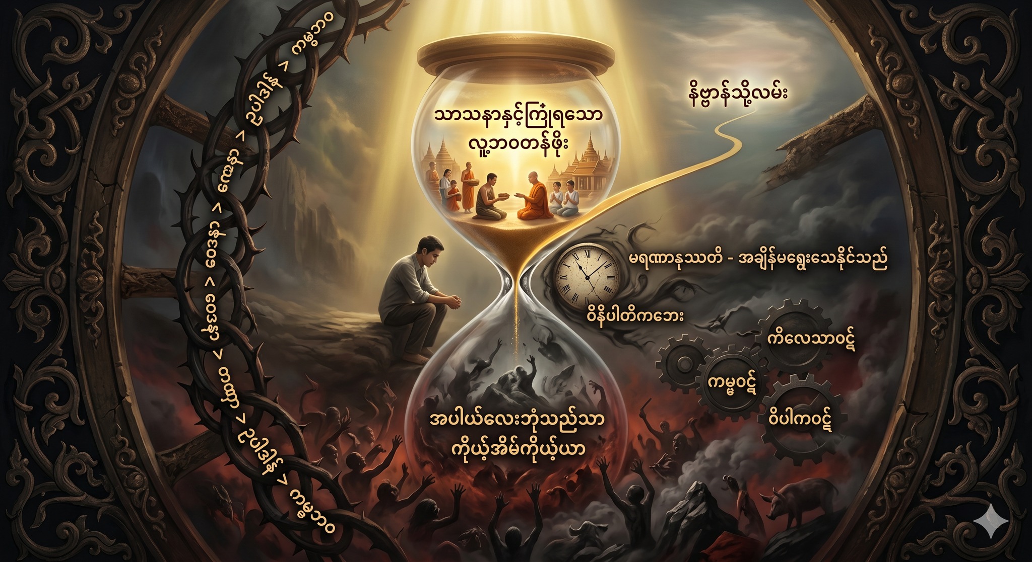 သံသရာ၊ လူ့ဘဝတန်ဖိုး နှင့် မရဏာ နုဿတိ