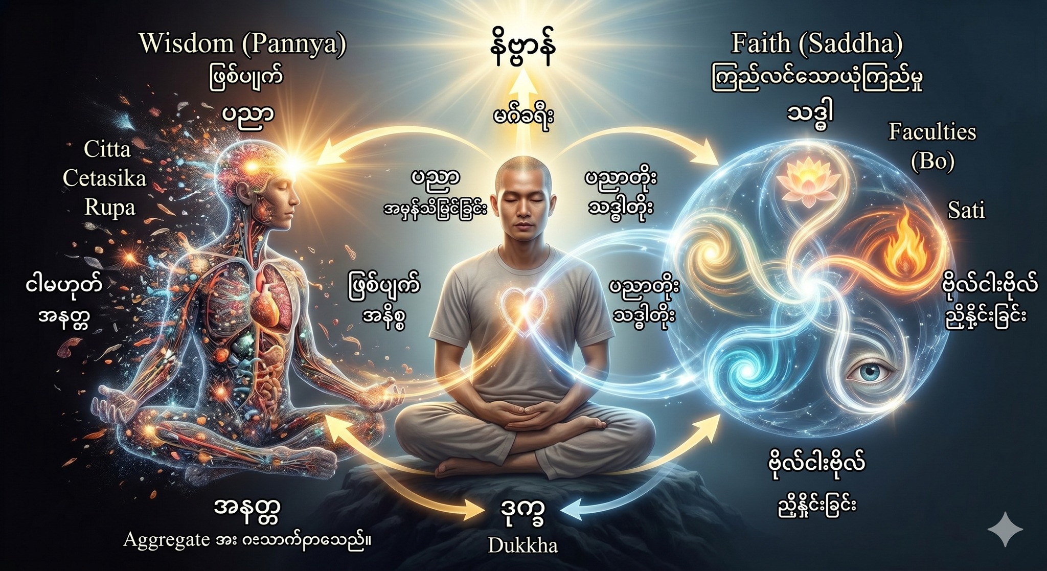 ပညာ နှင့် သဒ္ဓါ