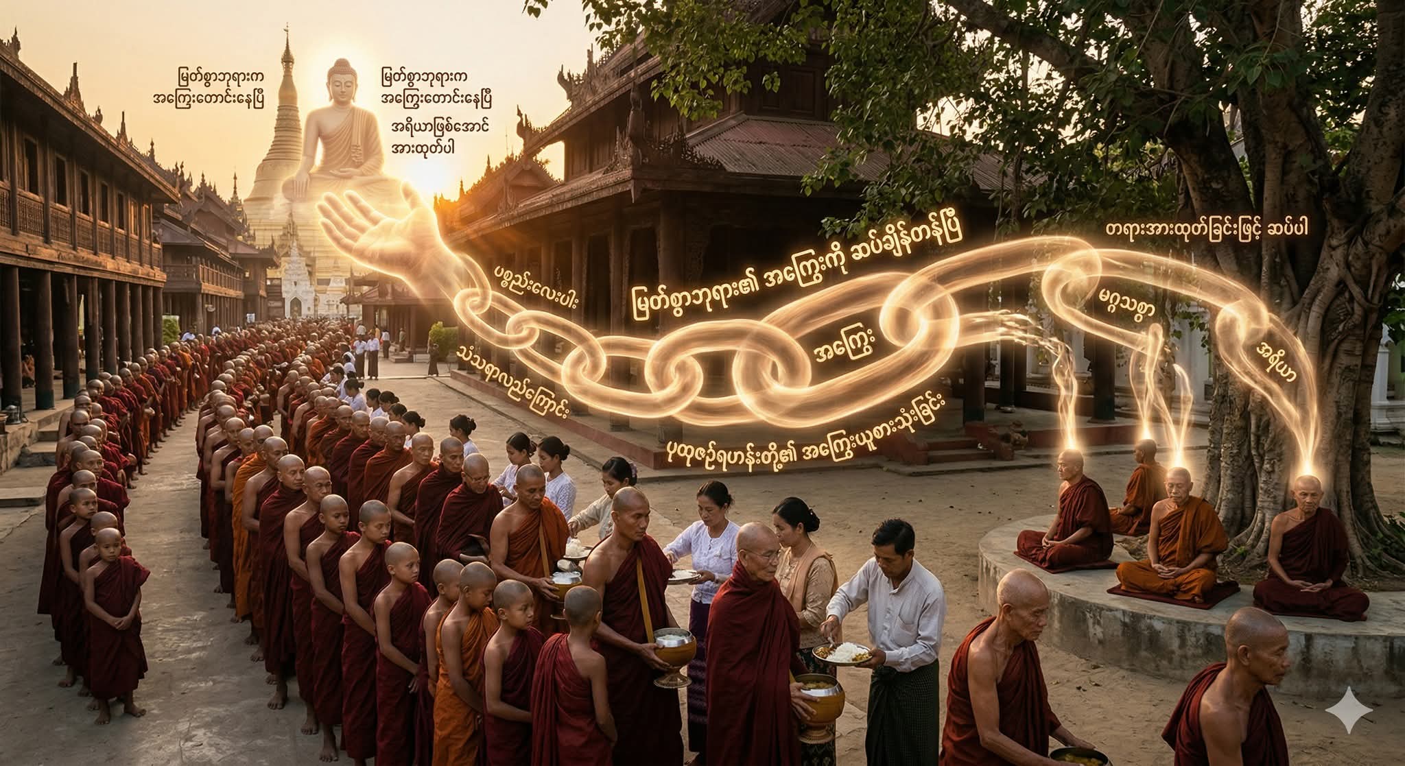 မြတ်စွာဘုရား၏ အကြွေးကို ဆပ်ချိန်တန်ပြီ