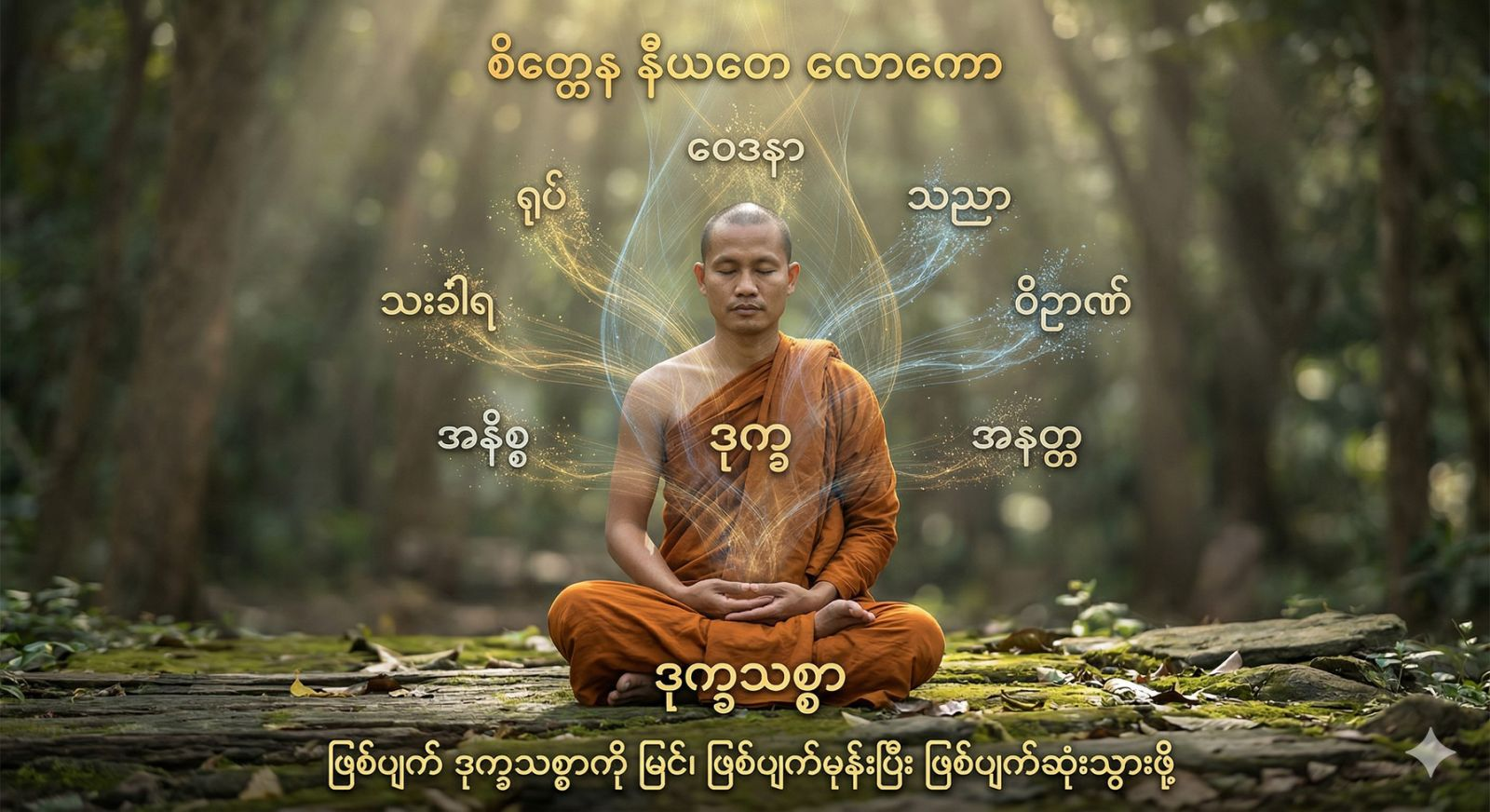 စိတ္တေန နီယတေ လောကော (စိတ်ကသာ လောကကြီးကို ဖန်တီးထားခြင်း)