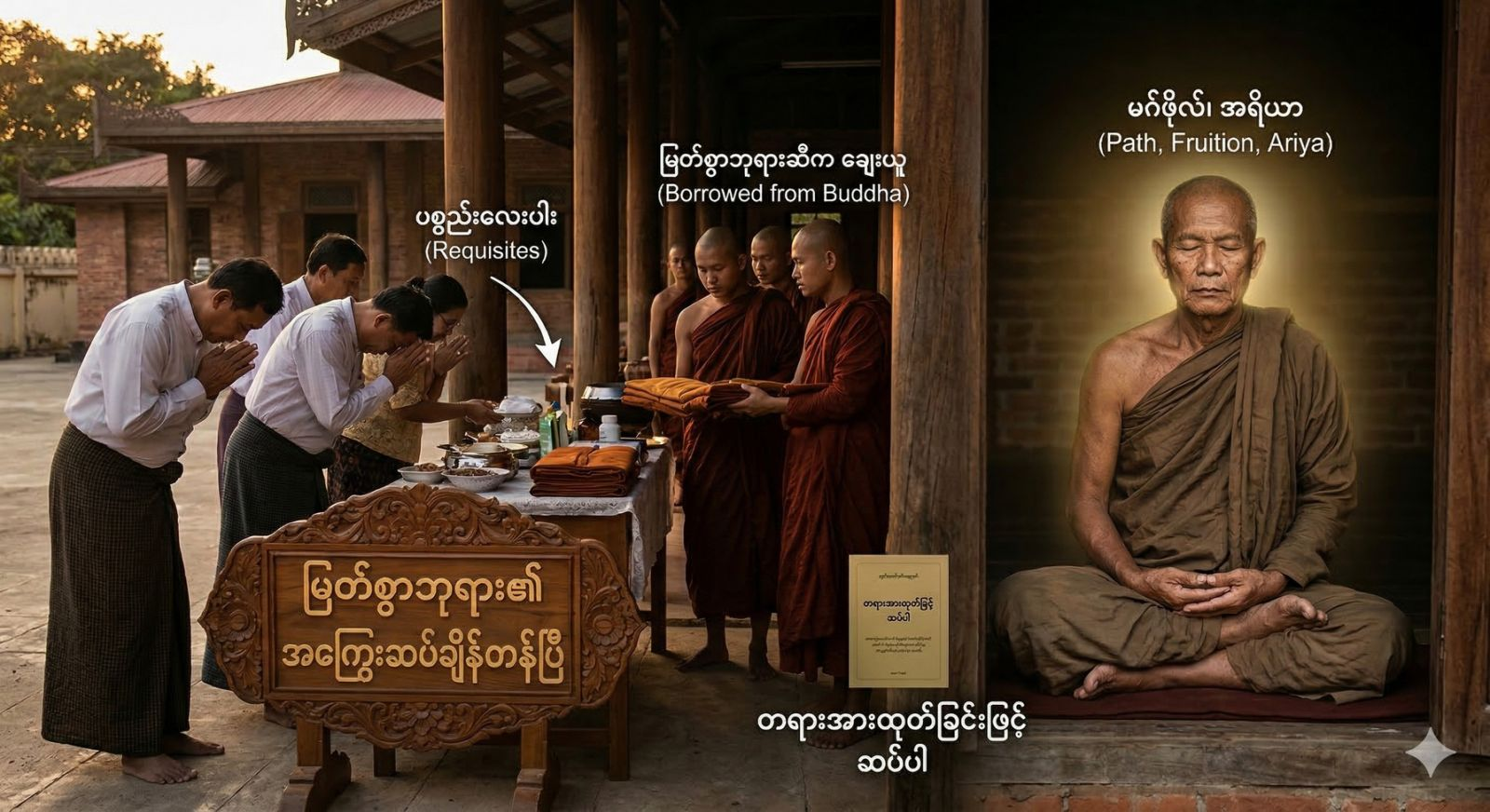 မြတ်စွာဘုရား၏ အကြွေးကို ဆပ်ချိန်တန်ပြီ