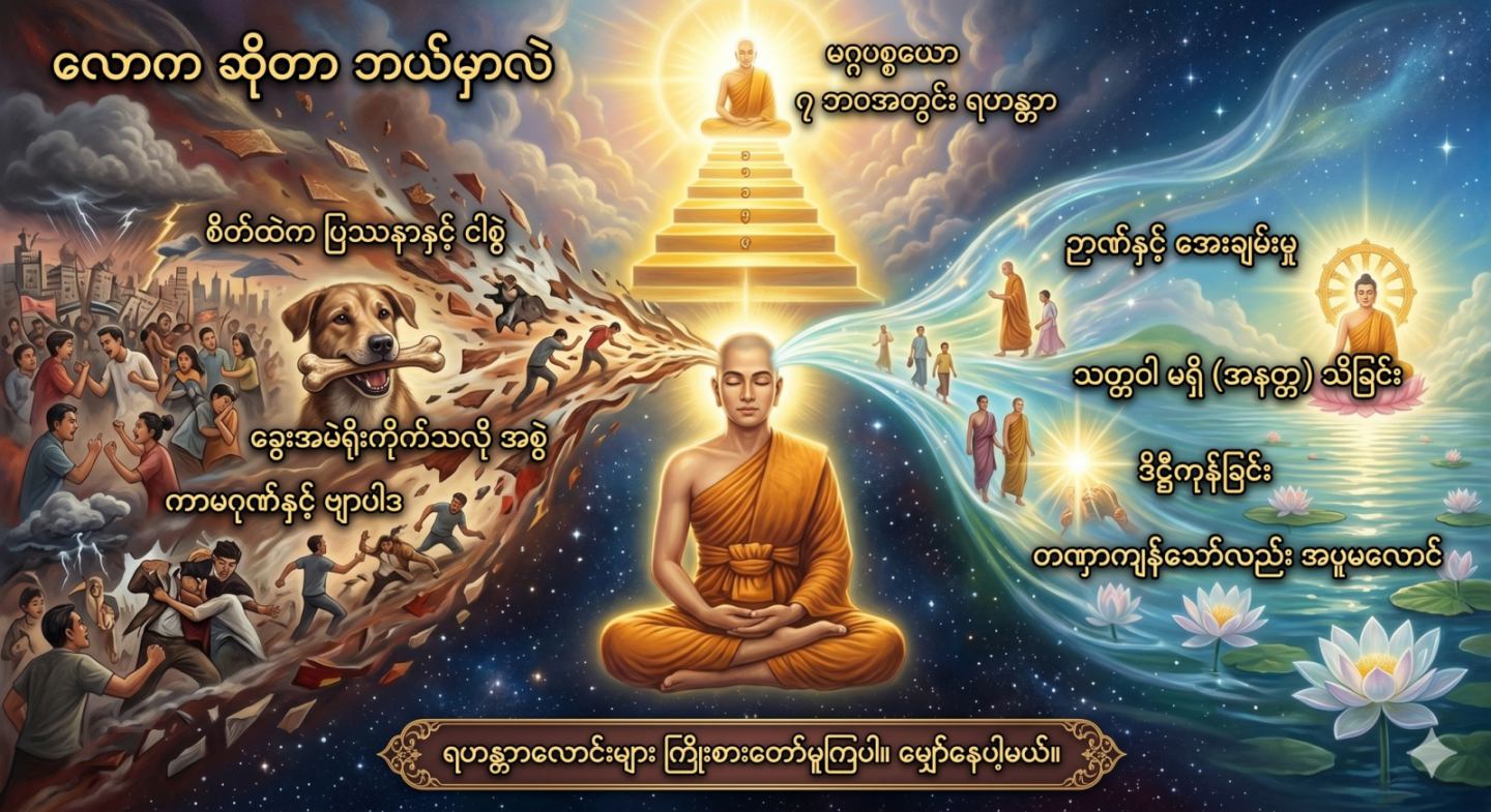 လောက ဆိုတာ ဘယ်မှာလဲ