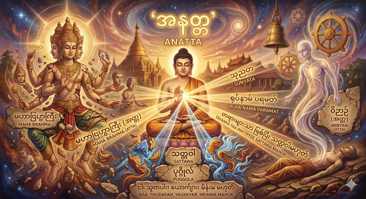 အတ္တ ကို အဓိပ္ပါယ် ဖွင့်ဆိုခြင်း