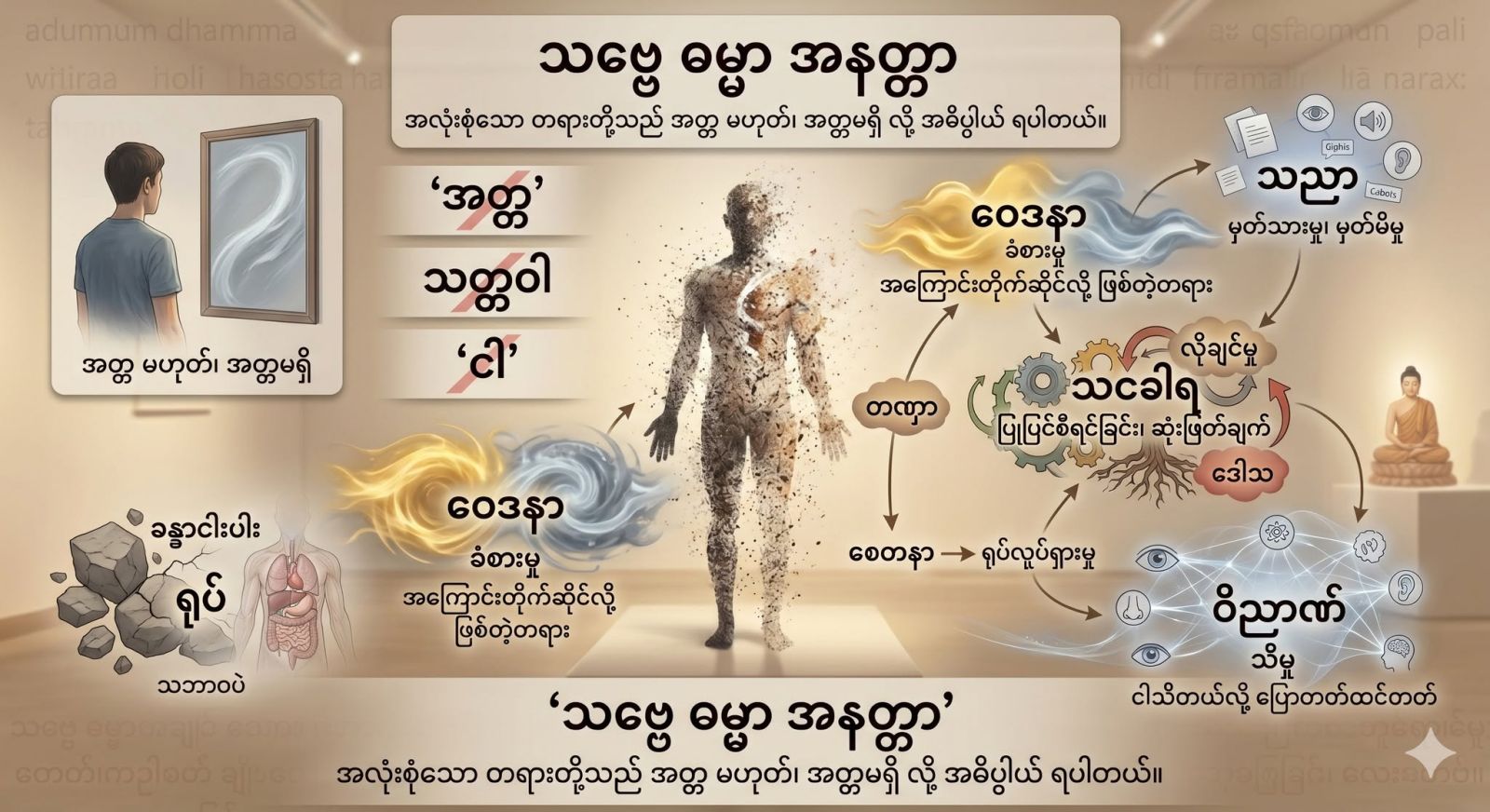 သဗ္ဗေ ဓမ္မာ အနတ္တာ