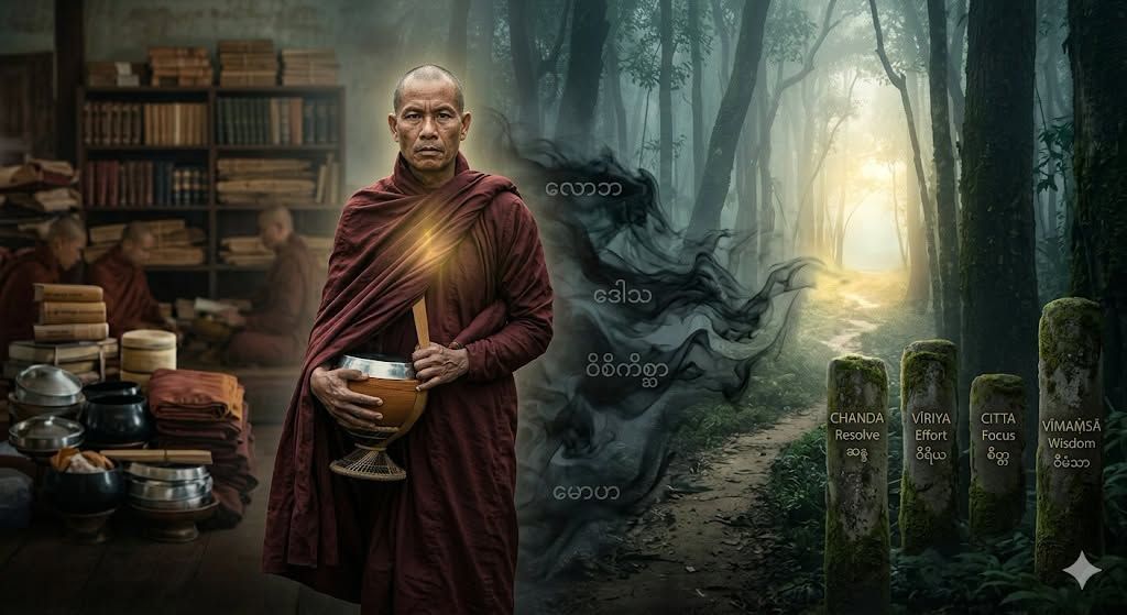 ရည်ရွယ်ချက်ခိုင်မာသူတွေသာ လျှောက်လှမ်းနိုင်မယ့် သောတာပတ္တိမဂ် ခရီးစဉ်အစ။