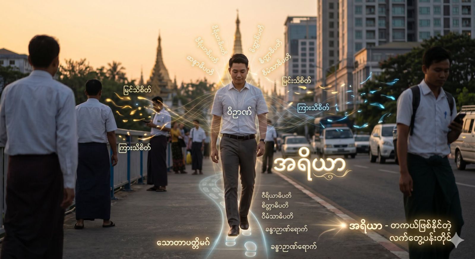 “အရိယာ” ဆိုတာ ပုံပြင်ထဲက စကားလုံးမဟုတ်ဘဲ ယနေ့ခေတ်မှာ တကယ်ဖြစ်နိုင်တဲ့ လက်တွေ့ပန်းတိုင် ဖြစ်ကြောင်း လေ့လာခြင်း။
