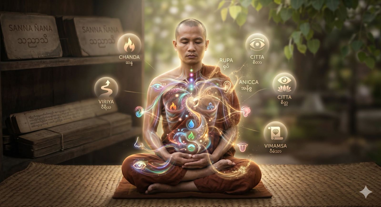 မိမိခန္ဓာကိုယ်ကို အကောင်းဆုံး ဆရာတစ်ဆူအဖြစ် လက်ခံပြီး ဉာဏ်ဖြင့် လေ့လာကြည့်ခြင်း။