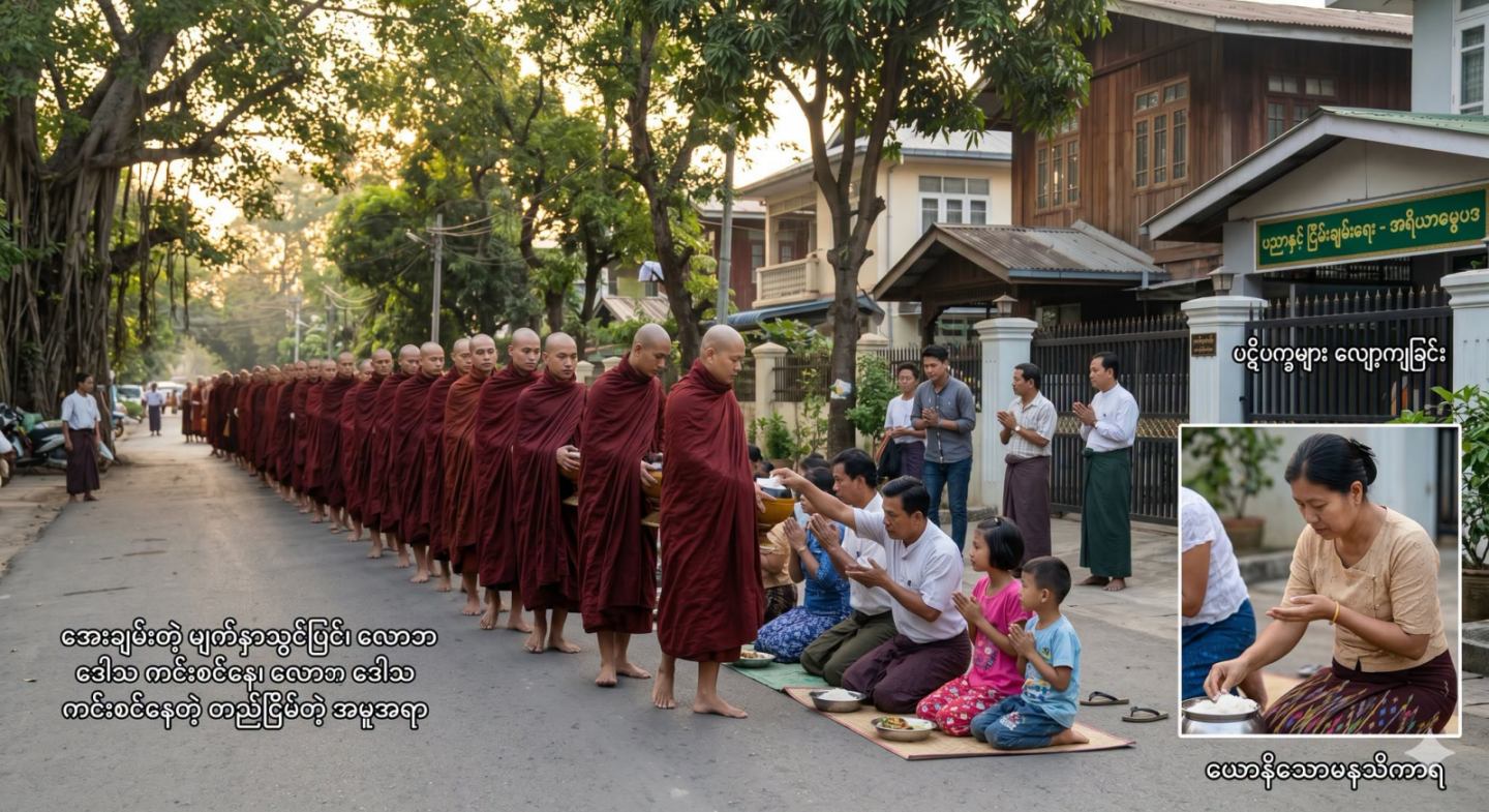 အရိယာရဟန်းတွေ များပြားလာတဲ့အခါ ကျွန်ုပ်တို့ရဲ့ လူ့အဖွဲ့အစည်း ဘယ်လောက်အထိ ပြောင်းလဲသွားနိုင်သလဲ။