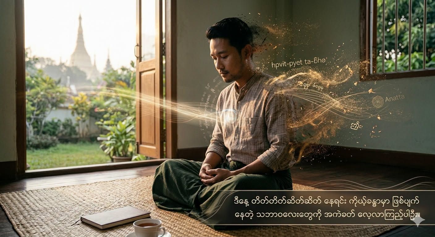 ဒီတစ်ပတ်လုံး ခန္ဓာငါးပါးရဲ့ ဖြစ်ပျက်သဘော၊ အနတ္တနဲ့ သညာရဲ့ အကြောင်းတွေကို လေ့လာခဲ့ကြတယ်။