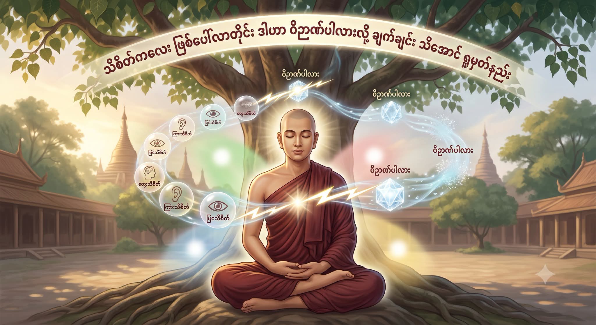ဝိဉာဏ်ရဲ့ လျင်မြန်လှတဲ့ အဖြစ်အပျက်တွေကို လက်တွေ့ ဉာဏ်နဲ့ အမီလိုက်ခြင်း