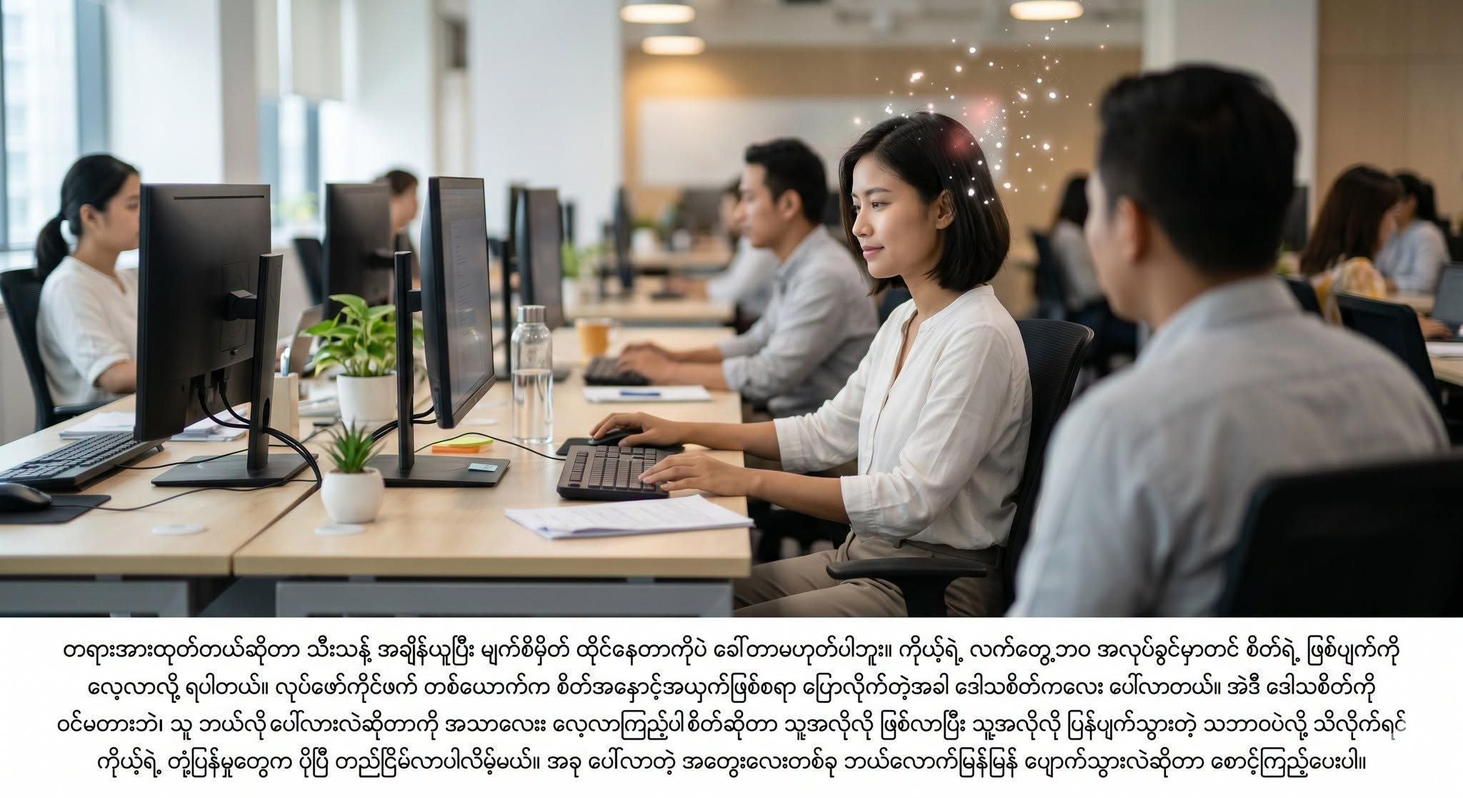 တရားအားထုတ်တယ်ဆိုတာ သီးသန့် အချိန်ယူပြီး မျက်စိမှိတ် ထိုင်နေတာကိုပဲ ခေါ်တာမဟုတ်ပါဘူး။