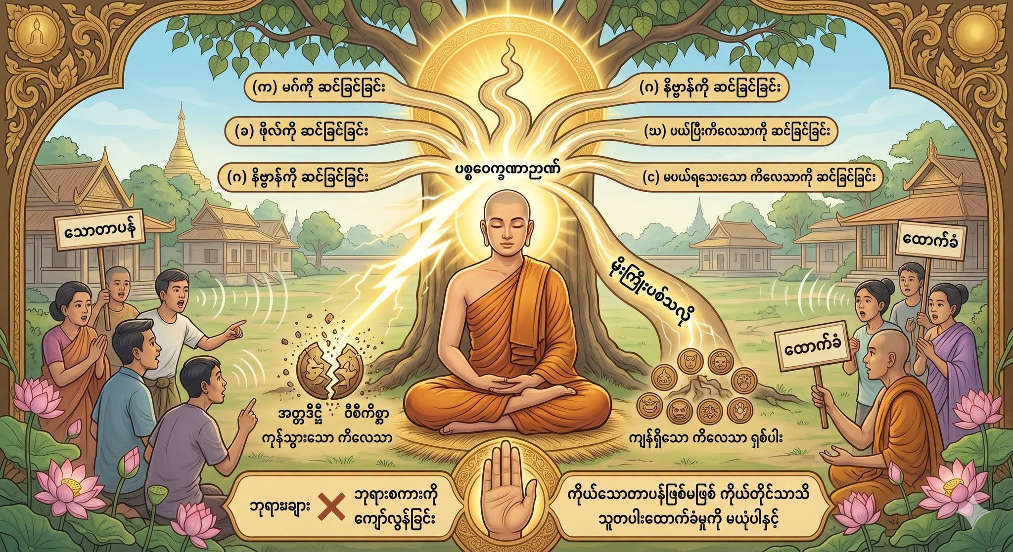 သောတာပန် ဖြစ်မဖြစ် ဆိုတာက သူတပါးက ဆုံးဖြတ်ပေးလို့မရပါဘူး။