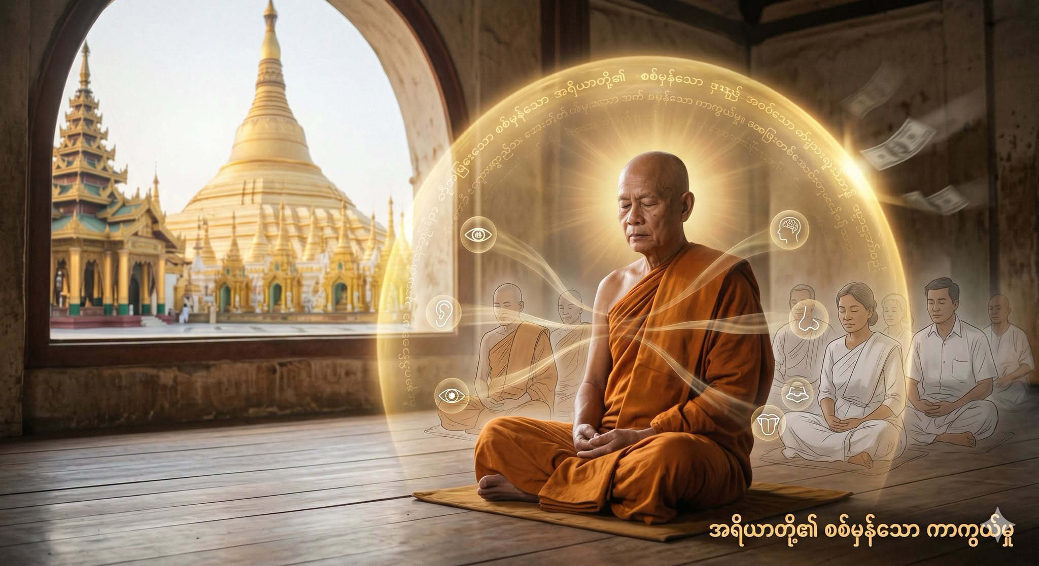 ရဟန်း အရိယာ သိန်းနဲ့ချီ ပေါ်ထွန်းရေးဆိုတဲ့ ပန်းတိုင်ဟာ လက်တွေ့ အကျိုးအများဆုံးသော ကာကွယ်မှုဖြစ်တယ်။