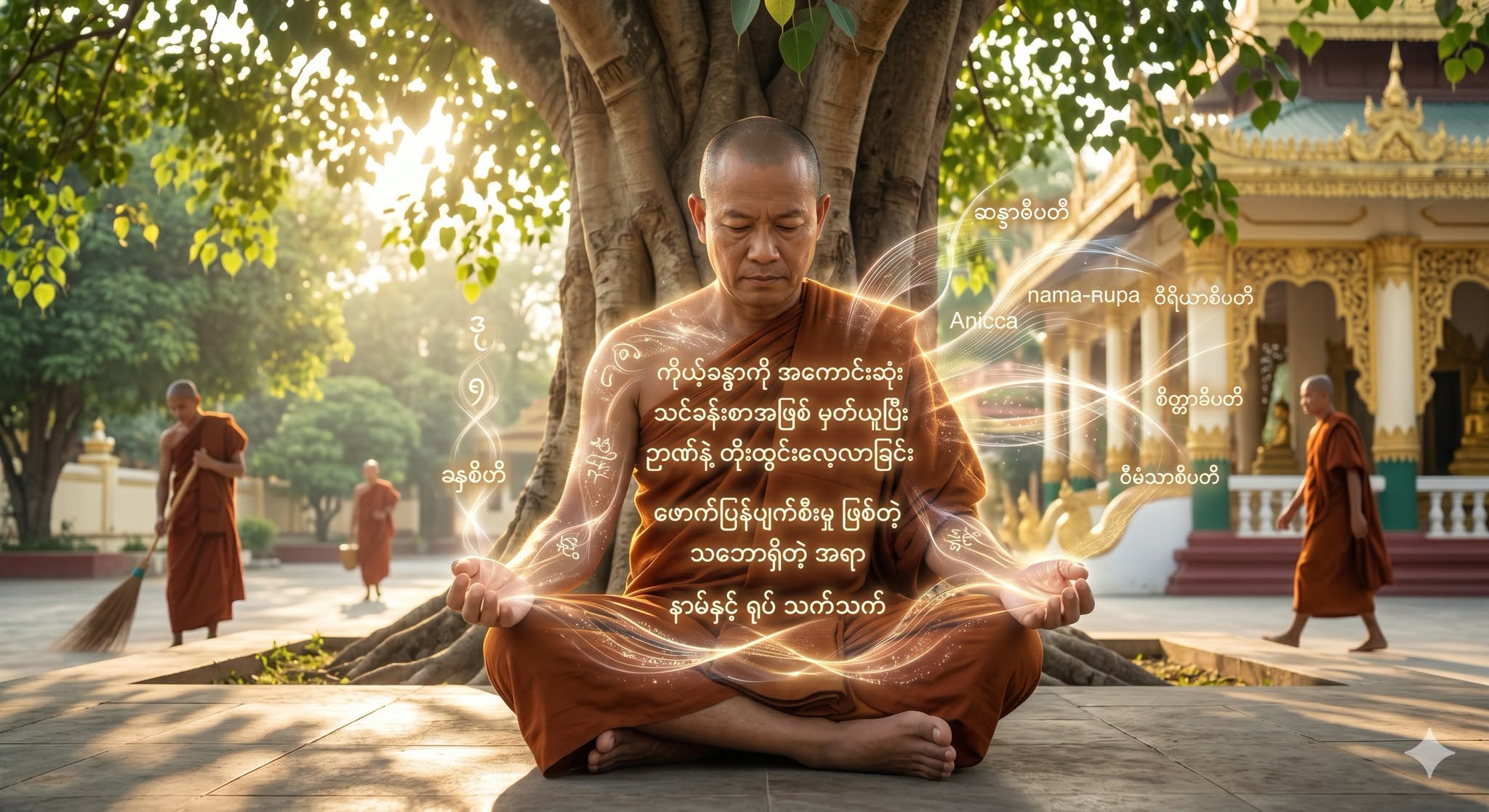 ကိုယ့်ခန္ဓာကို အကောင်းဆုံး သင်ခန်းစာအဖြစ် မှတ်ယူပြီး ဉာဏ်နဲ့ ထိုးထွင်းလေ့လာခြင်း