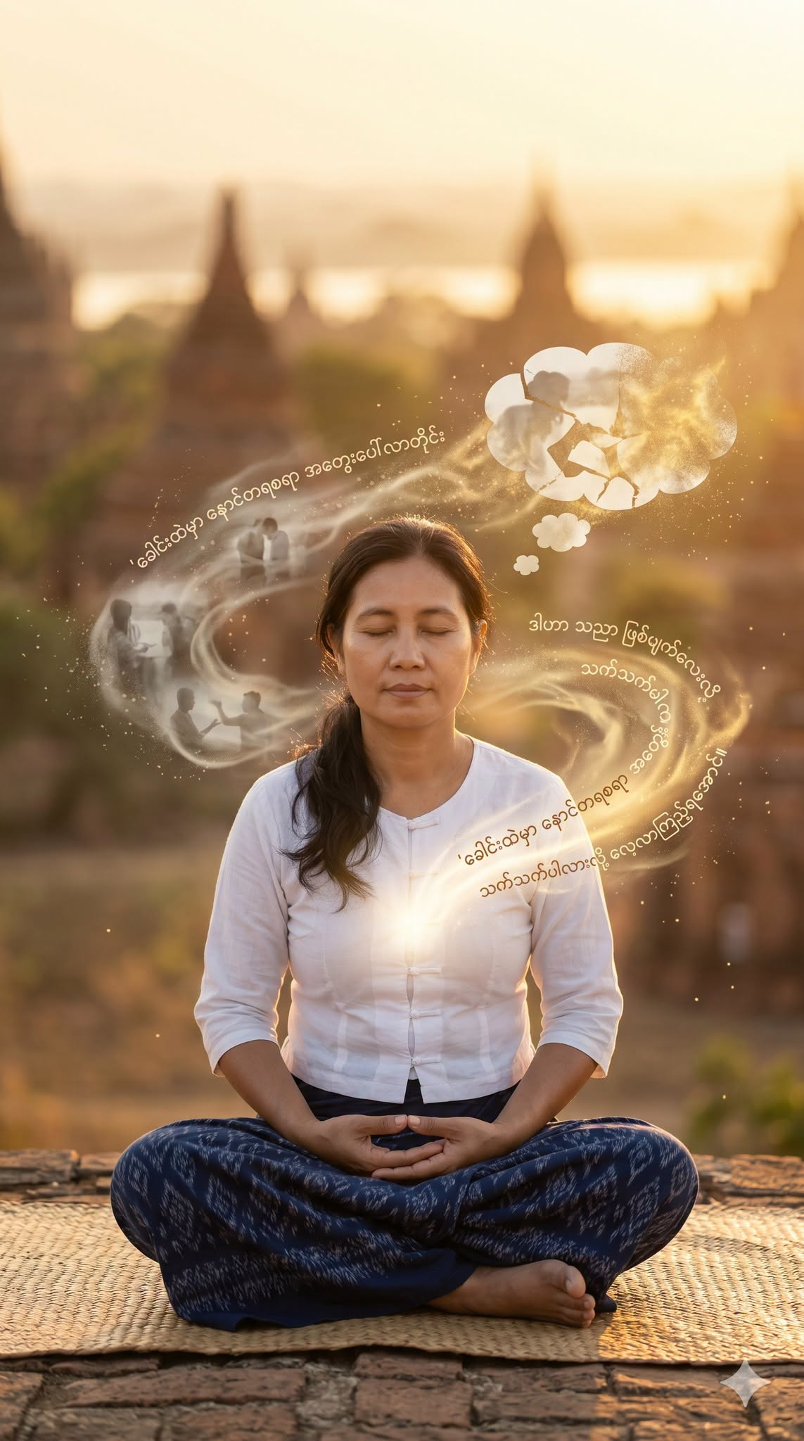 အရင်တုန်းက ကိုယ်လုပ်ခဲ့မိတဲ့ အမှားတွေအတွက် ပြန်တွေးပြီး နောင်တရနေတတ်တယ်။