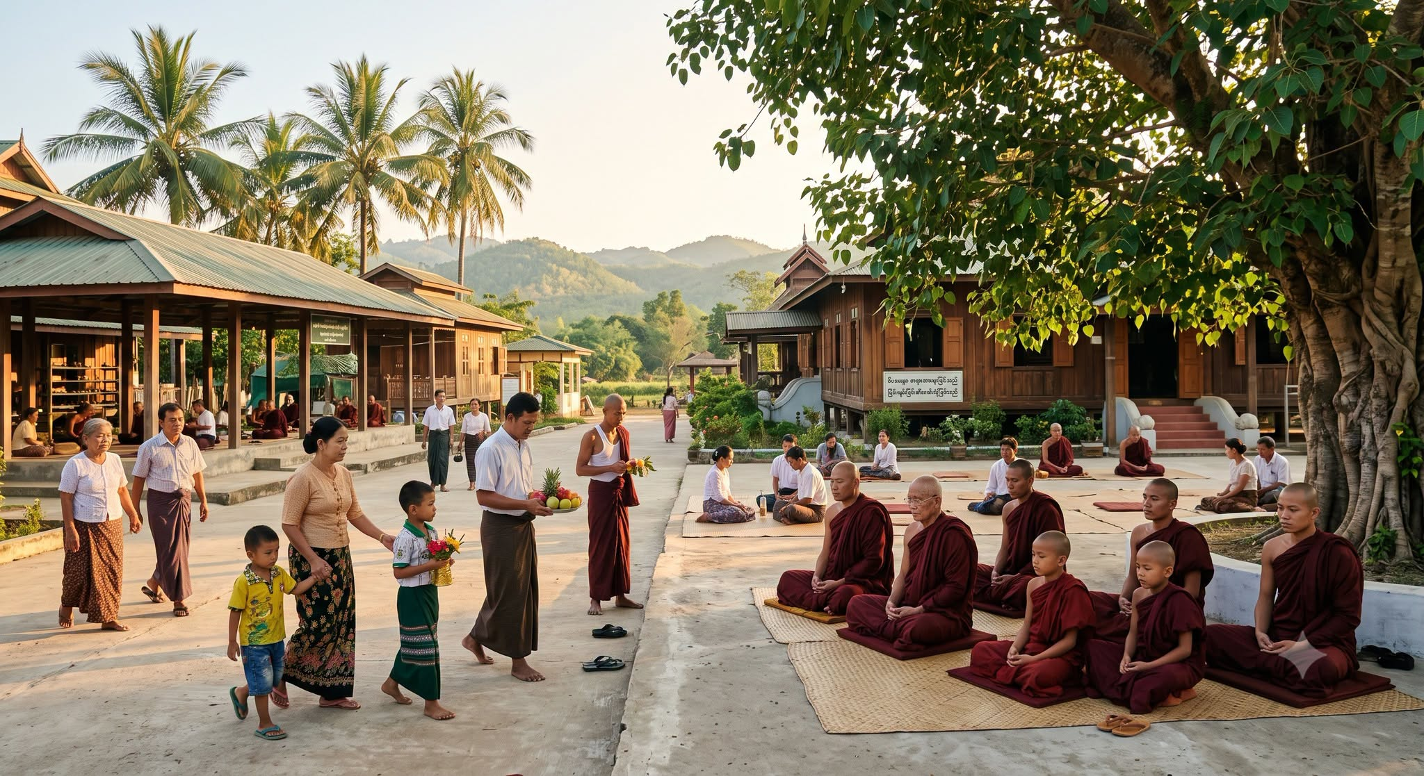 တရားအားထုတ်ခြင်းကိုအားပေးတဲ့ လူ့အဖွဲ့အစည်းကသာ စစ်မှန်တဲ့ ငြိမ်းချမ်းမှုကို ရရှိမယ်။