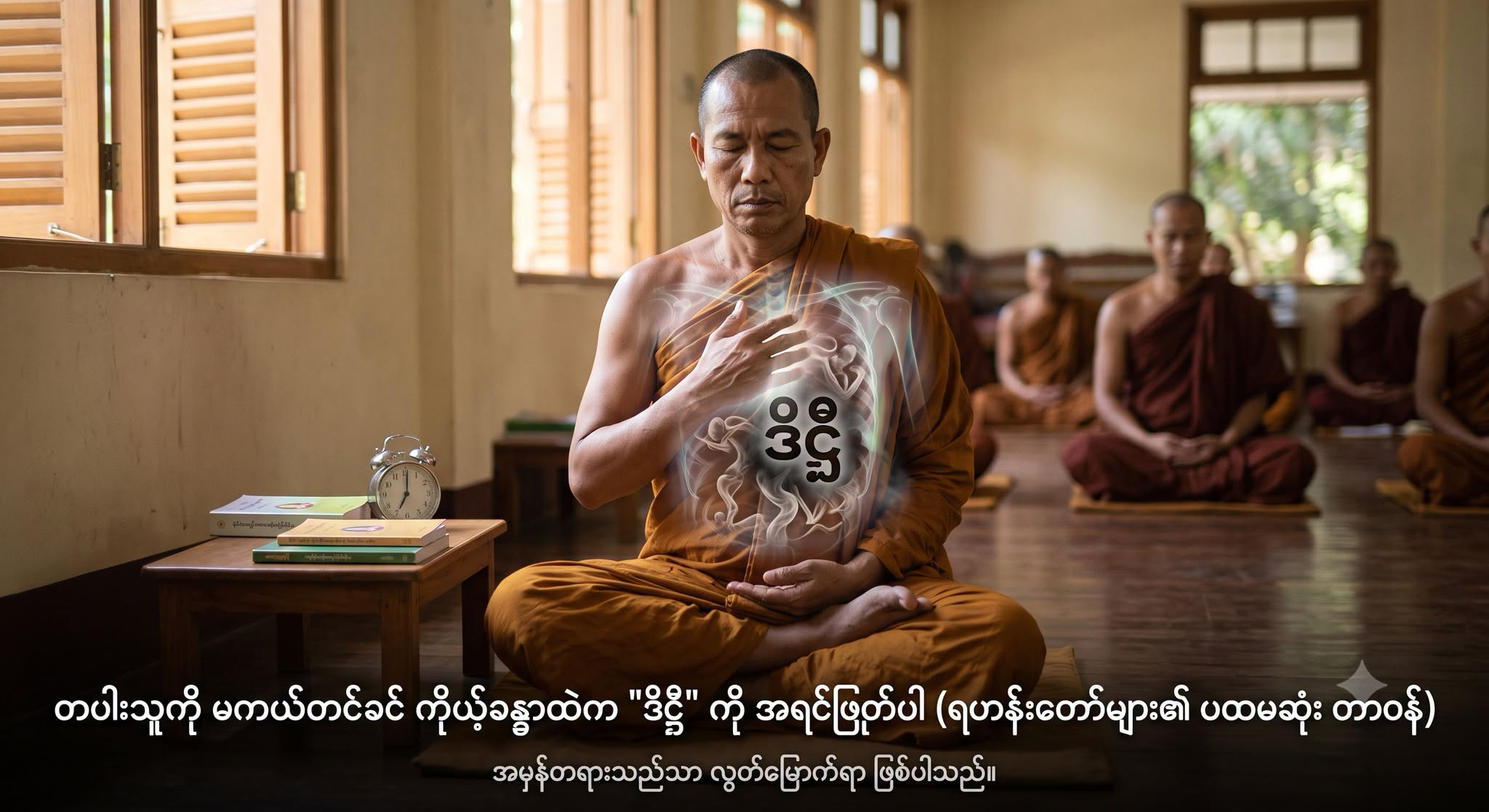 တပါးသူကို မကယ်တင်ခင် ကိုယ့်ခန္ဓာထဲက “ဒိဋ္ဌိ” ကို အရင်ဖြုတ်ပါ (ရဟန်းတော်များ၏ ပထမဆုံး တာဝန်)