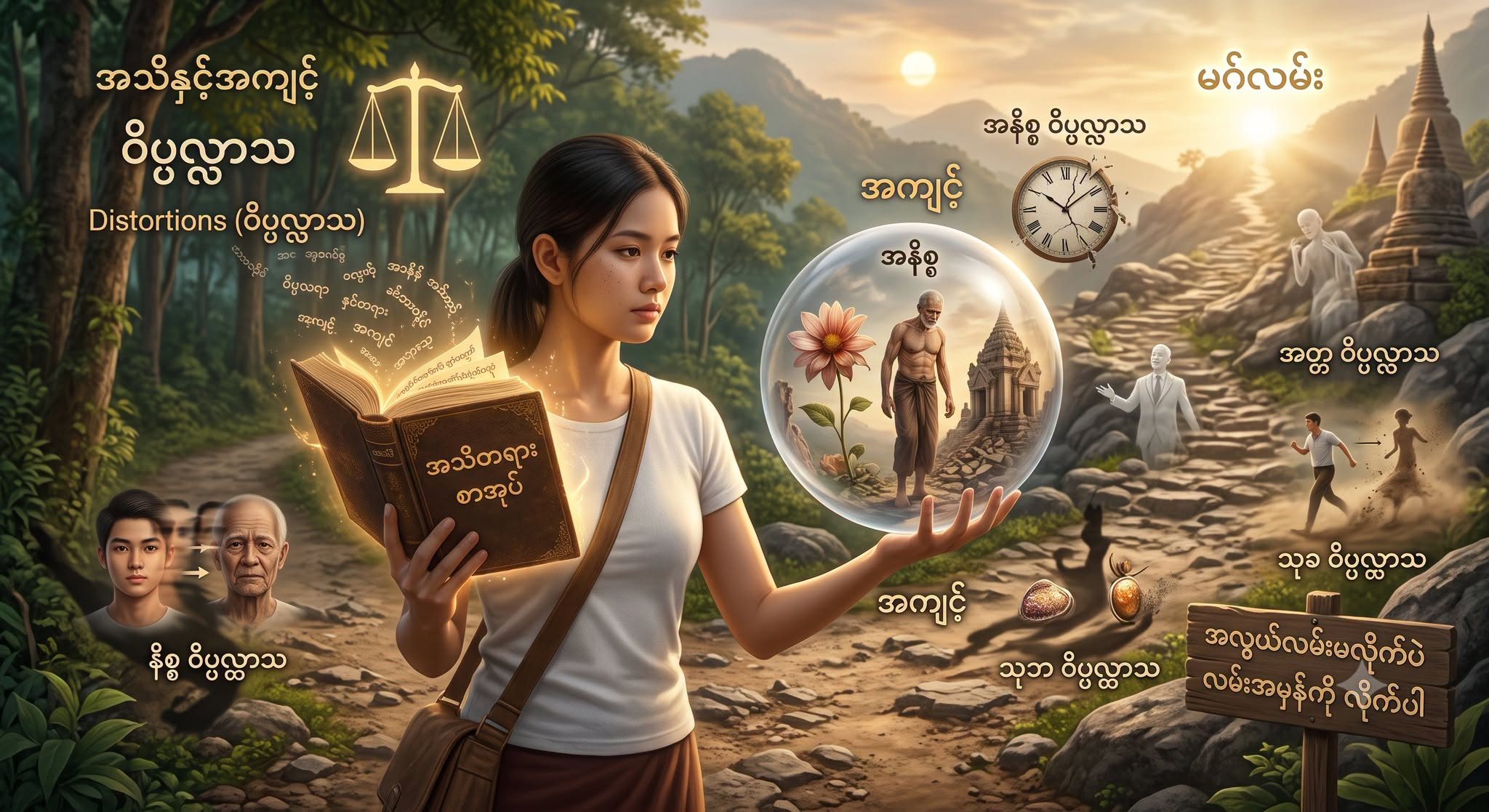 အသိ၊ အကျင့် နှင့် ဝိပ္ပလ္လာသ
