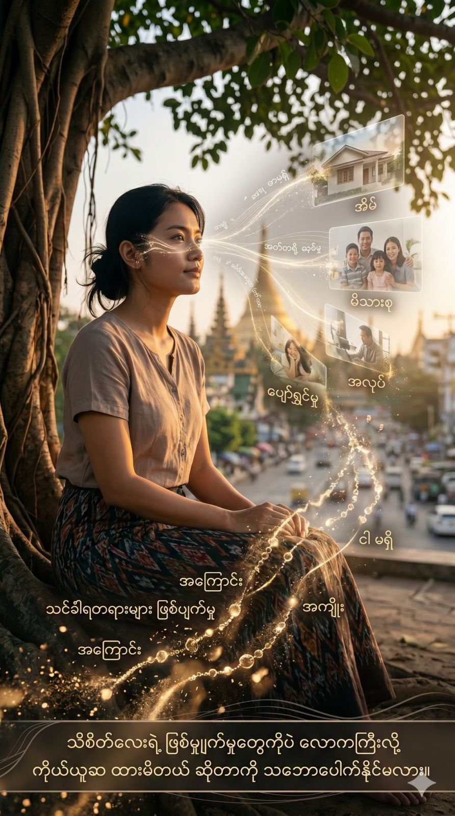 ကျွန်တော်တို့ မြင်နေရတဲ့ လောကကြီးဟာ အပြင်မှာ တကယ်ရှိတယ်လို့ ထင်ရပေမယ့်